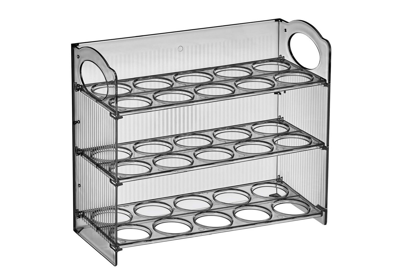 Vip Ahmet Küchenorganizer-Set Eierkorb Für Kühlschrank, 3 Etagen, BPA-frei, (1x Dreistöckiges Eierhalter), Mehrstöckiger Eierhalter