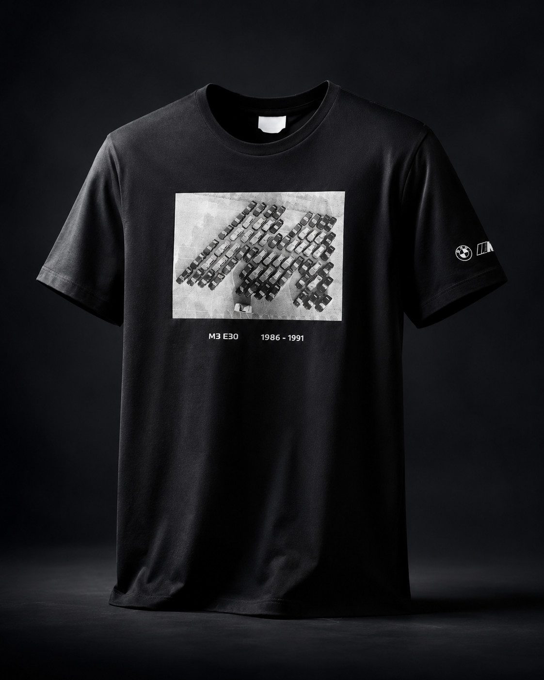 BMW T-Shirt BMW M T-Shirt Grafik M3 E30 Schwarz