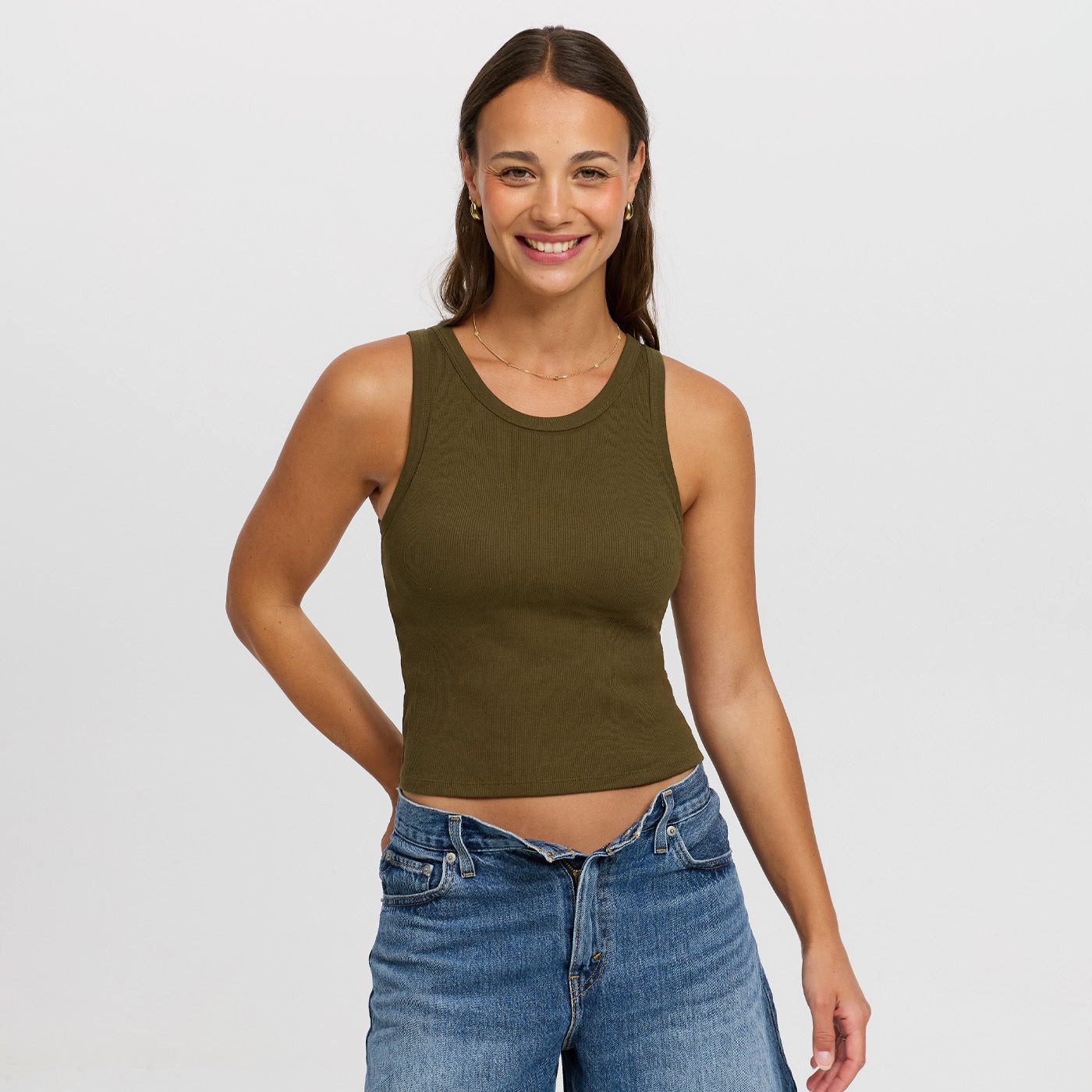 cfab BH-Hemd Tank Bratop-Khaki-3XL (1-tlg)