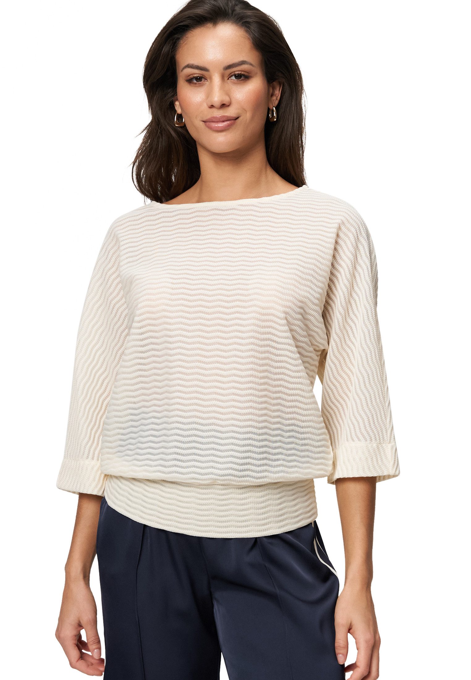 Zero Sweatshirt zero Sweatshirt mit Strukturmuster günstig online kaufen