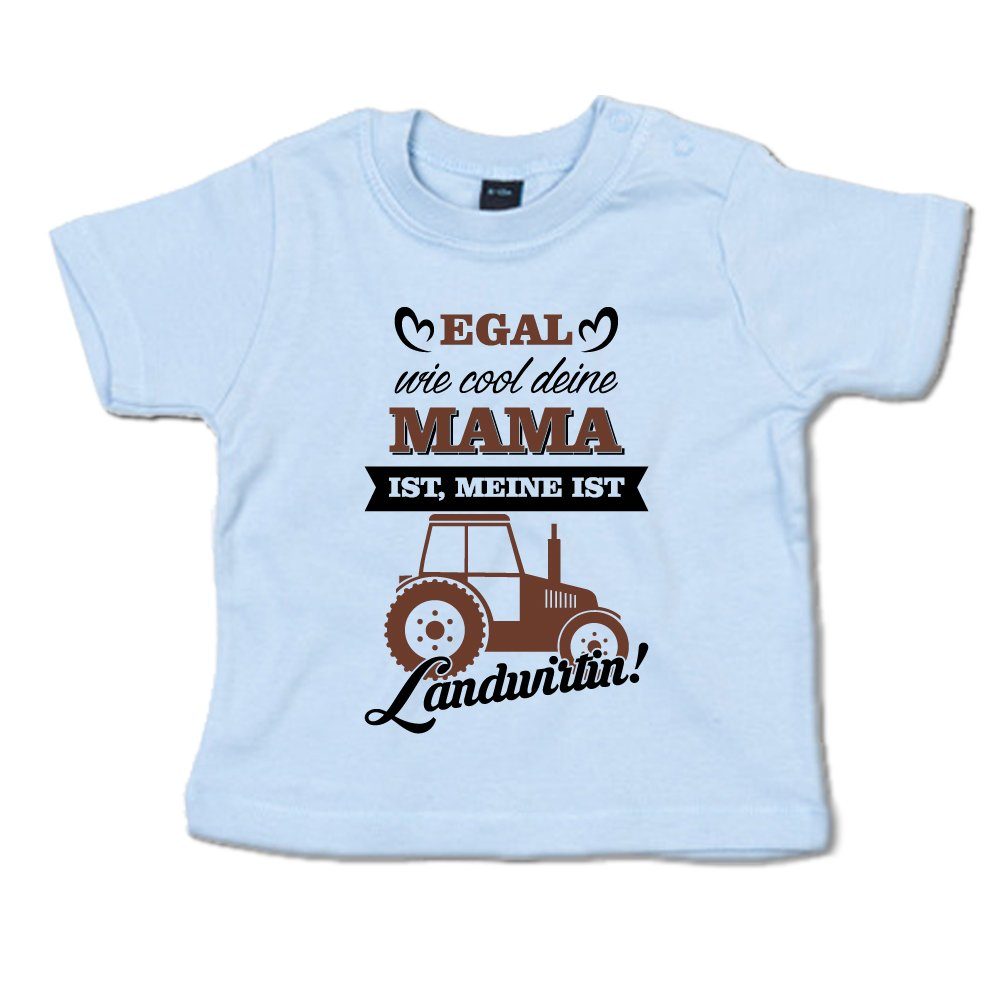 Ggraphics TShirt Egal wie cool deine Mama ist, meine ist Landwirtin