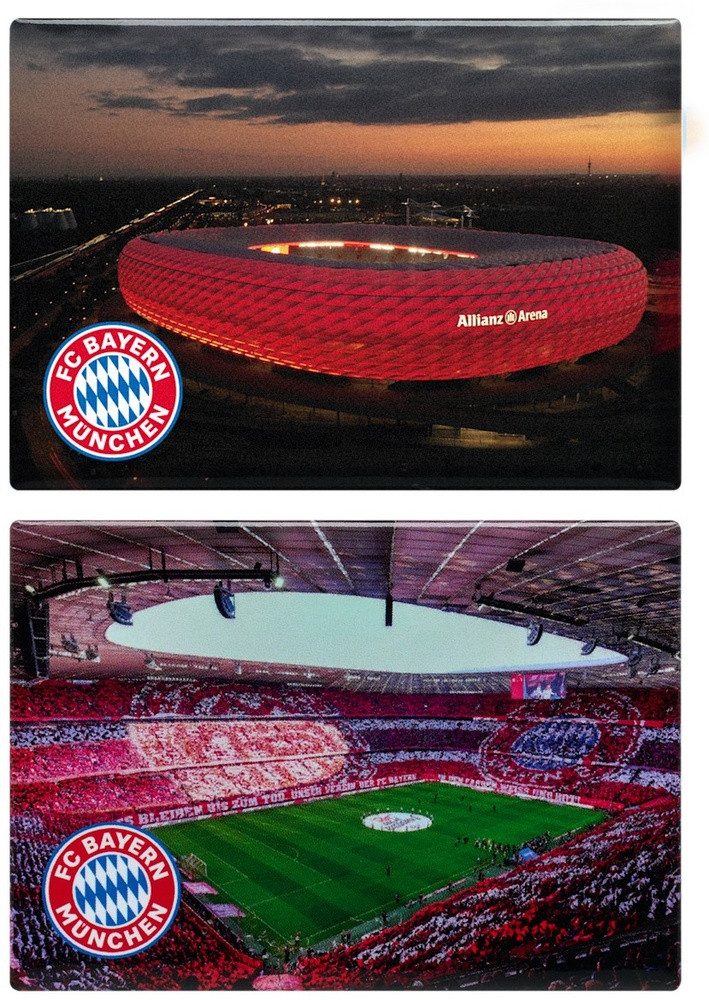 FC Bayern München Magnet Magnet Arena 2er-Set