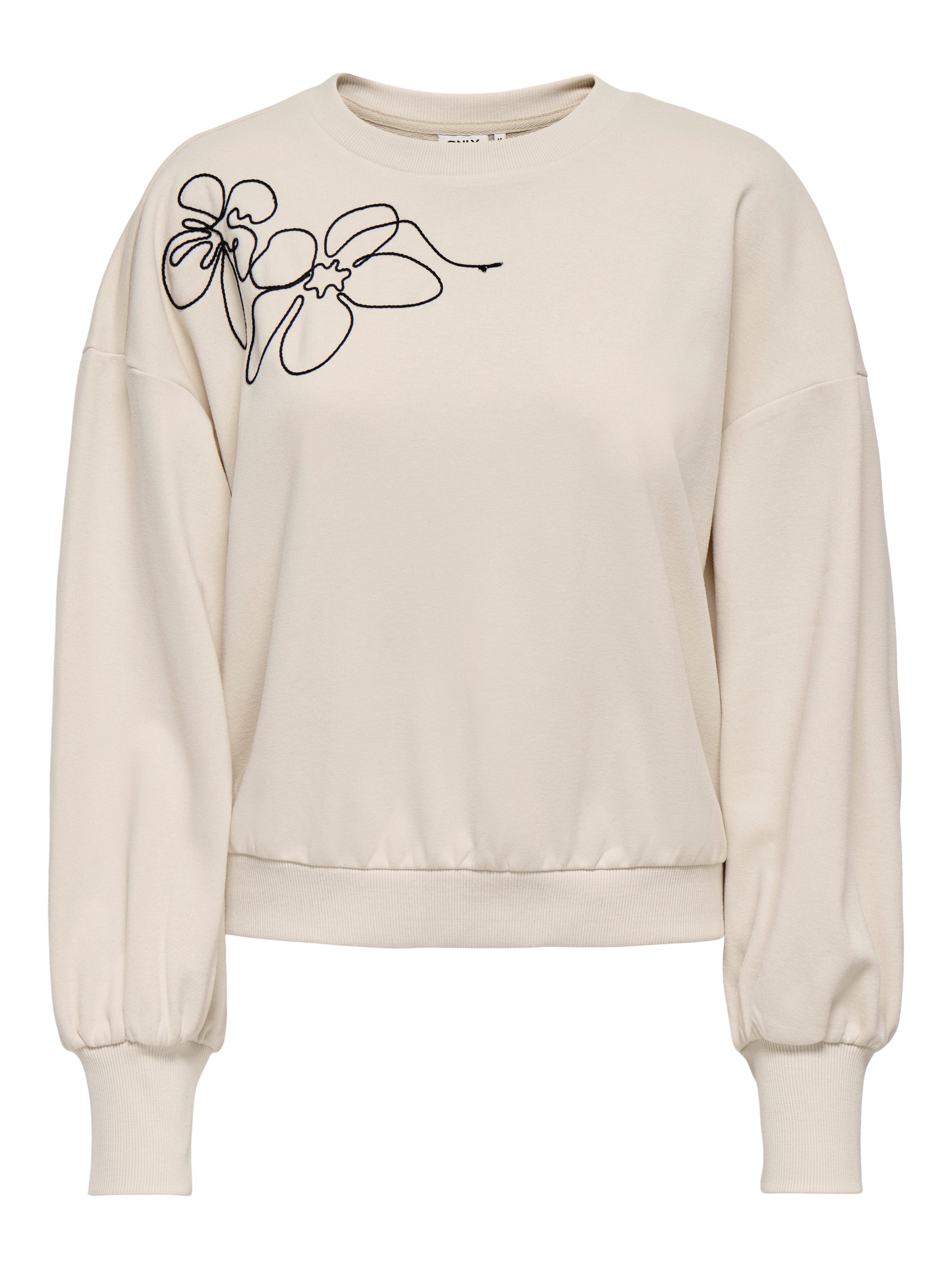 ONLY Sweatshirt ONLBROOK L/S CHEST EMB günstig online kaufen