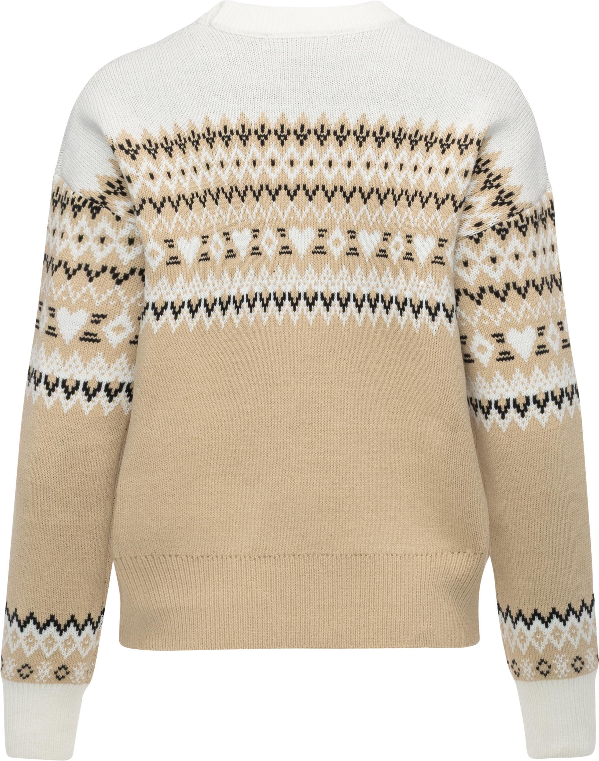 Ragwear Norwegerpullover Oslana Warmer Norweger Damen Strickpullover