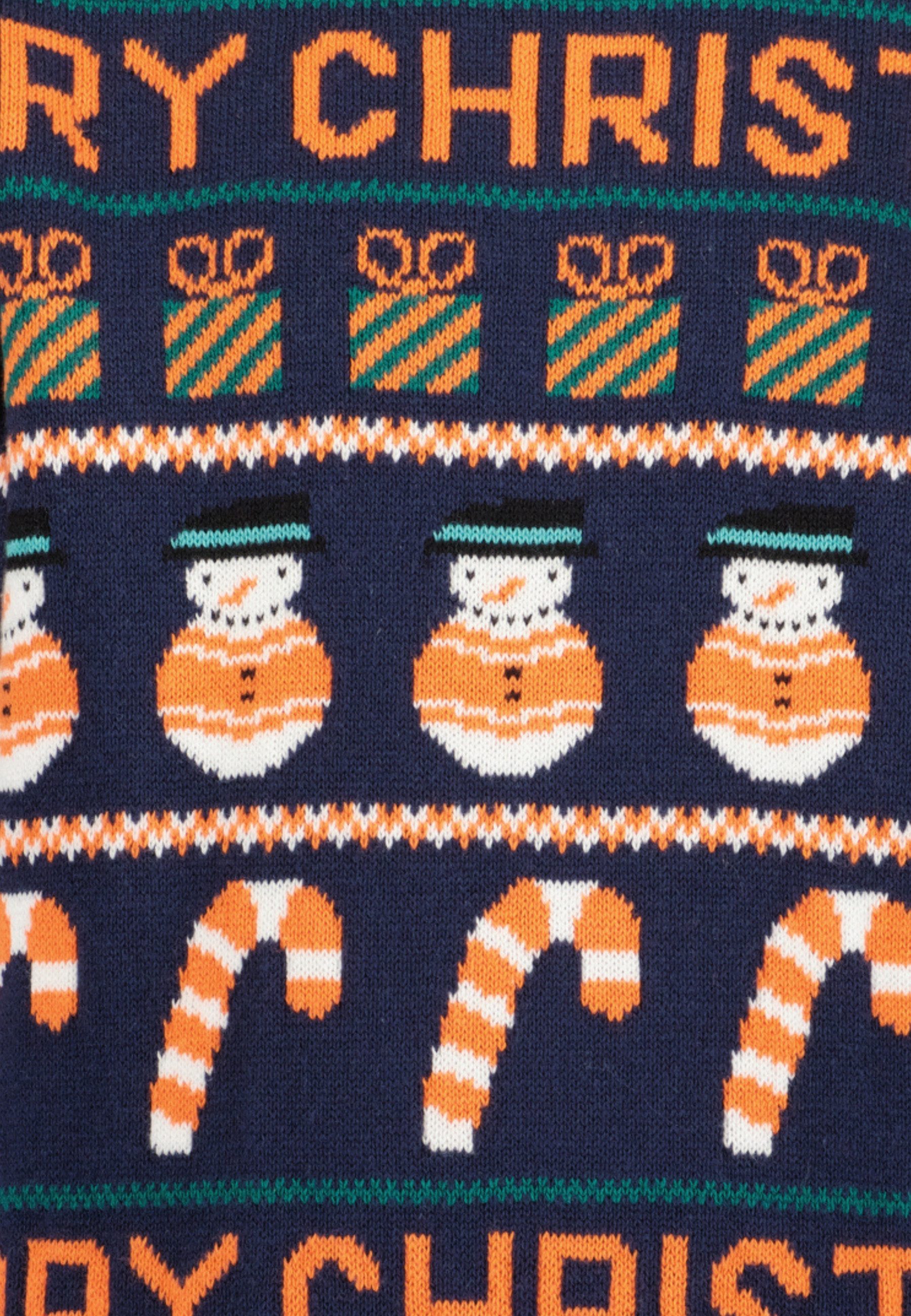 Blue Seven Strickpullover mit tollem Weihnachtsmuster