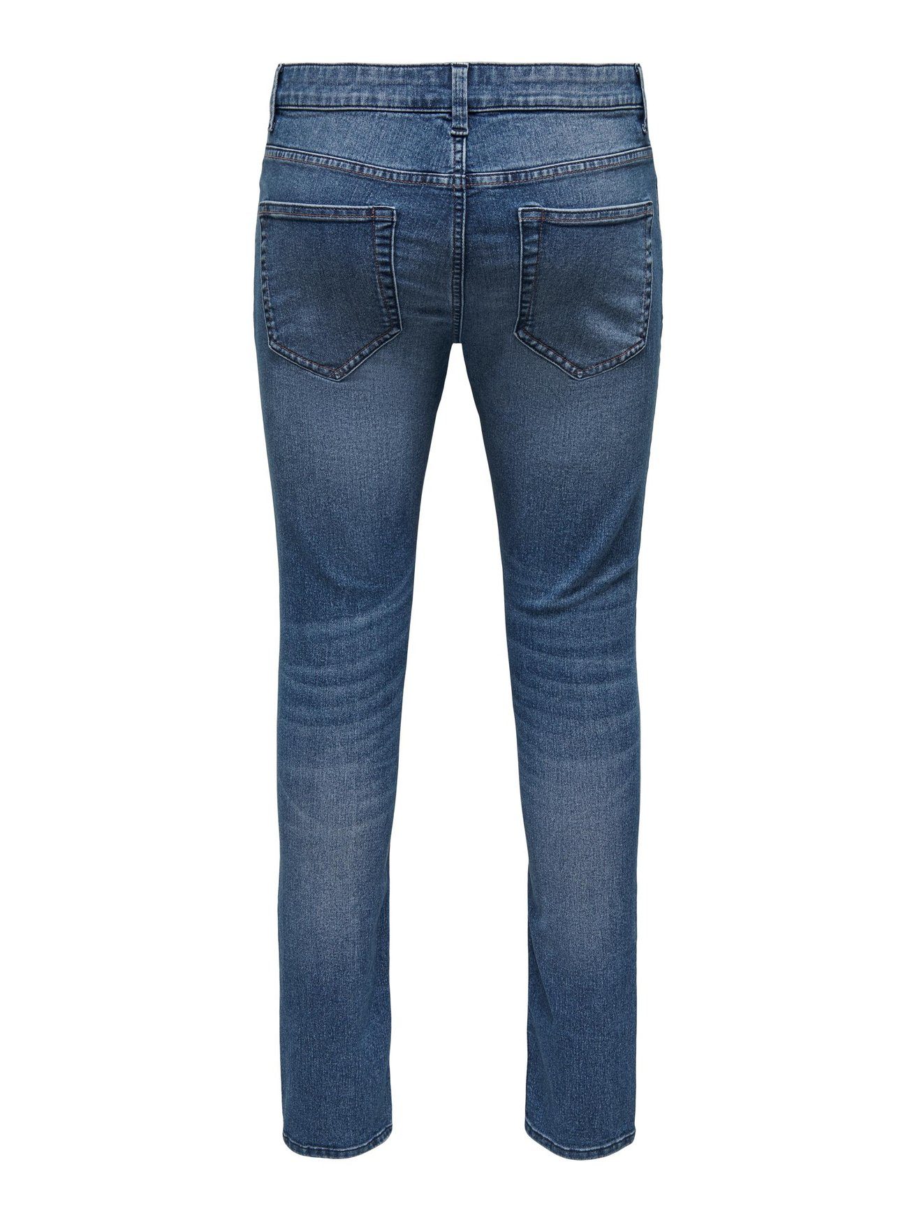Pants 5615 Stoned Slim-fit-Jeans ONSLOOM Washed Slim in Denim ONLY Basic Fit Hose & Blau SONS Jeans
