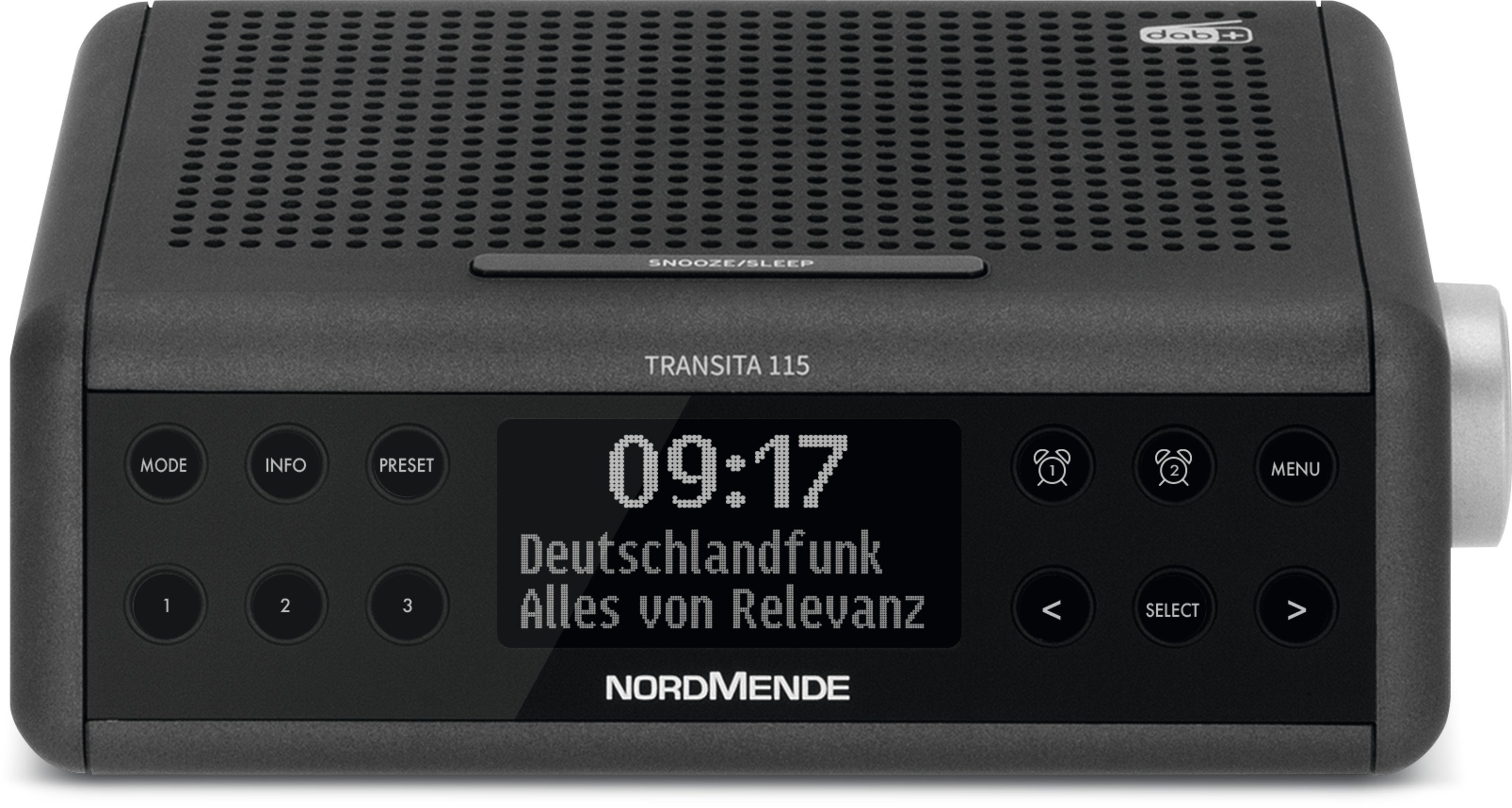 Nordmende Transita 115 Uhrenradio (Digitalradio (DAB), UKW, 3,00 W, Sleep  Timer, Radiowecker, Snooze-Funktion) | Digitalradios (DAB+)