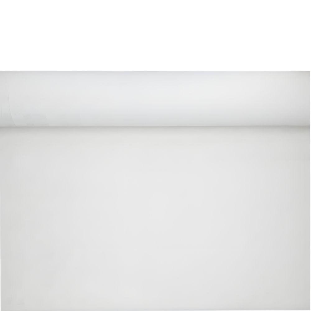 PAPSTAR Tischdecke Papiertischtuch mit Damastprägung 50 m x 1,2 m weiss