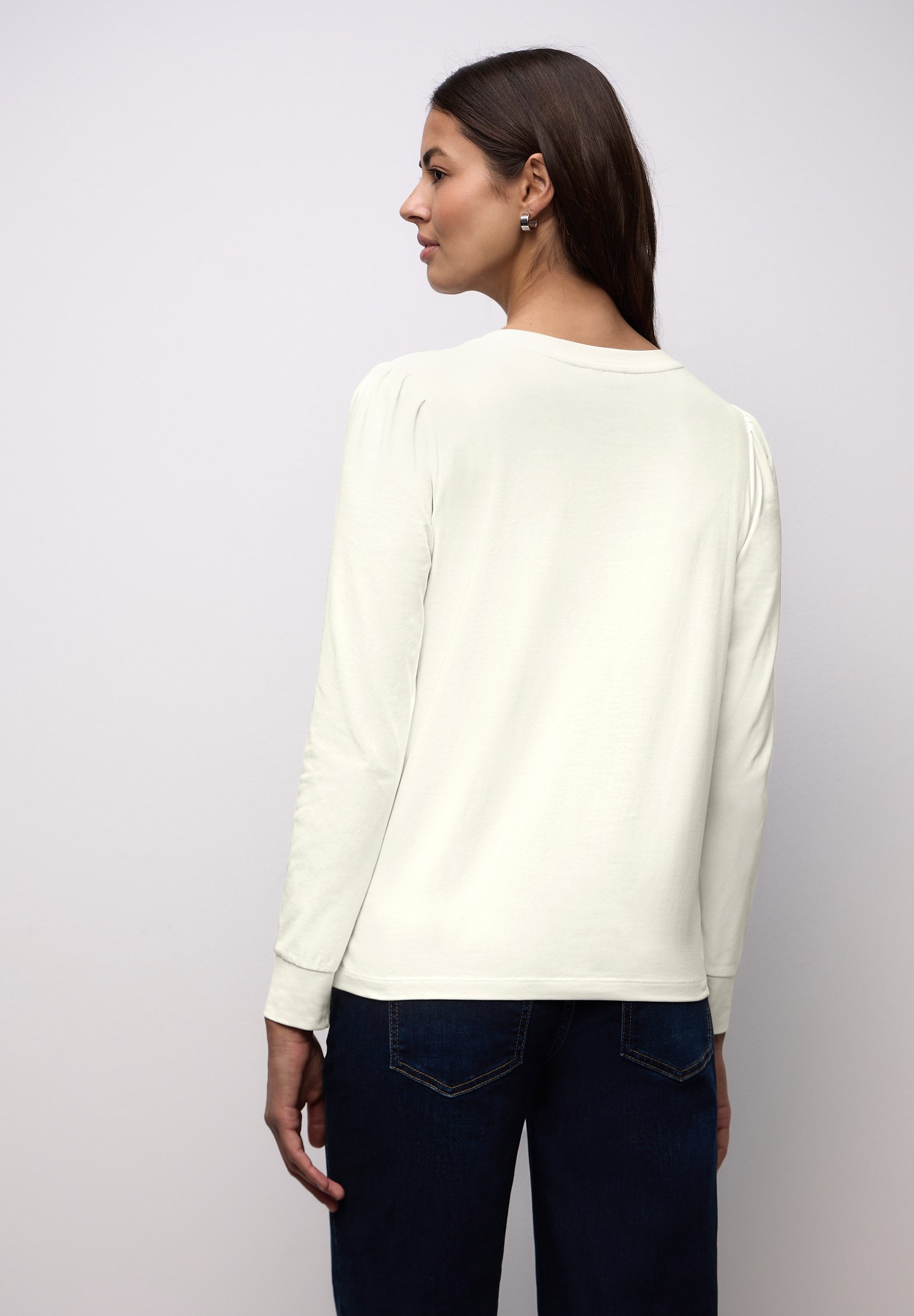 STREET ONE Langarmshirt mit Rundhalsausschnitt günstig online kaufen