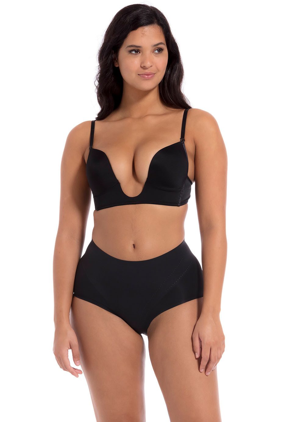MAGIC Bodyfashion Bügelloser BH V-Bra extrem tief fallender Ausschnitt und extra tiefer Rücken