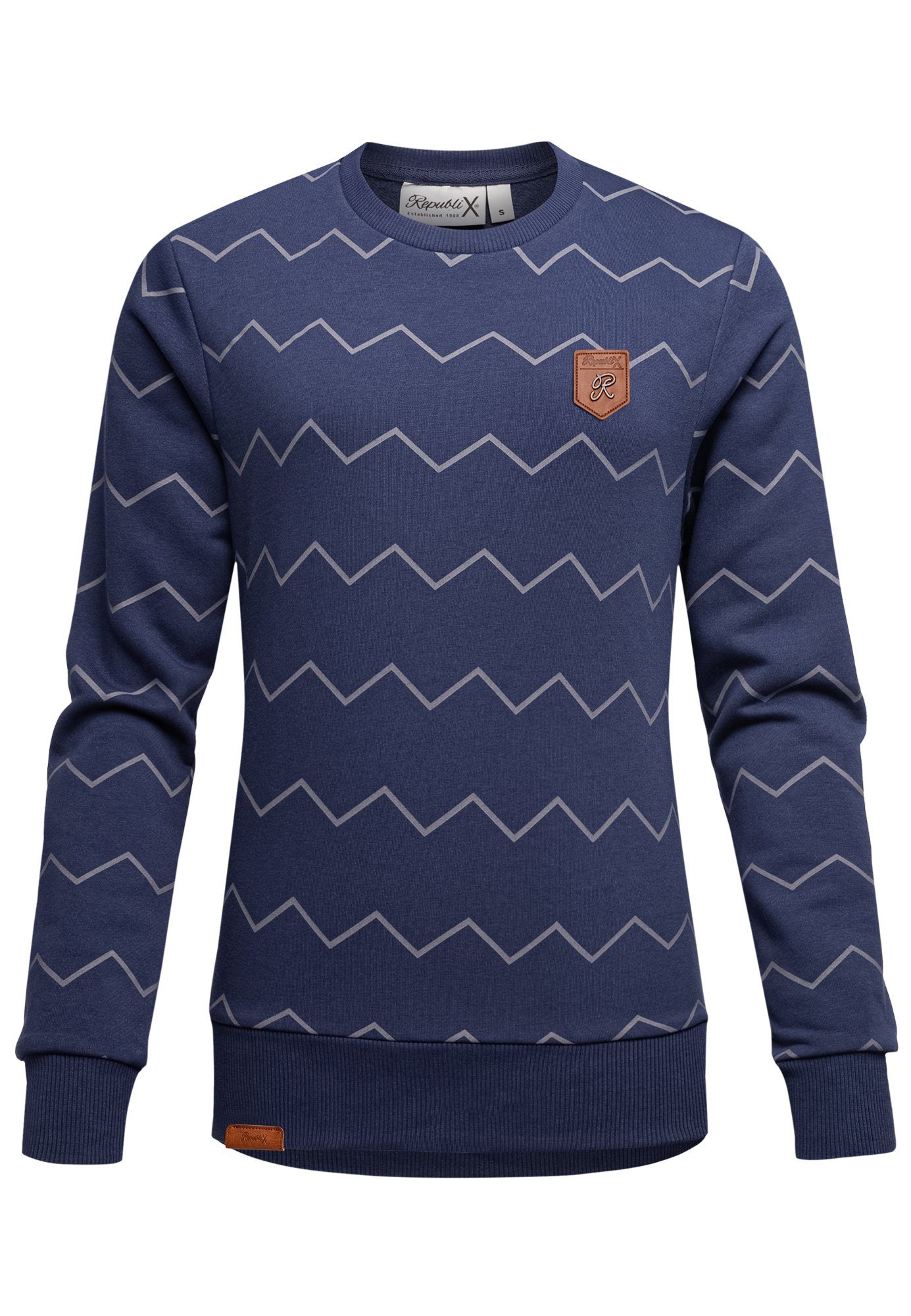 REPUBLIX Sweatshirt Keira Damen Kapuzenpullover Print Sweatjacke Pullover H günstig online kaufen