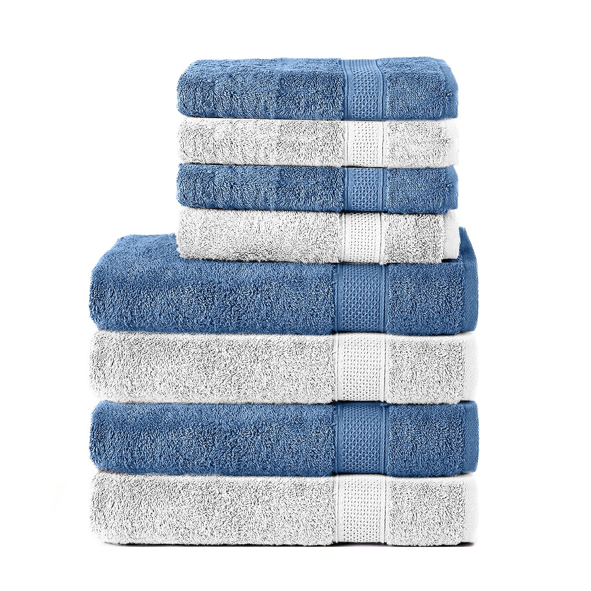 Komfortec Handtuch Set 100% Baumwolle, 4 günstig online kaufen