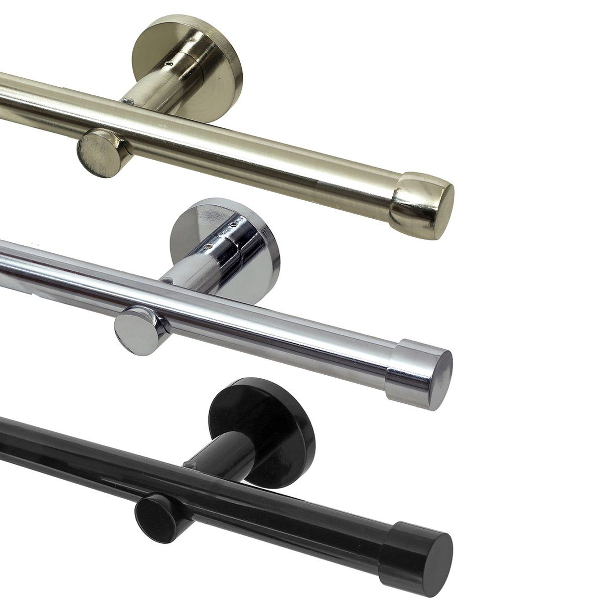 Gardineum Gardinenstange Ø 20 mm, 1-läufig, günstig online kaufen
