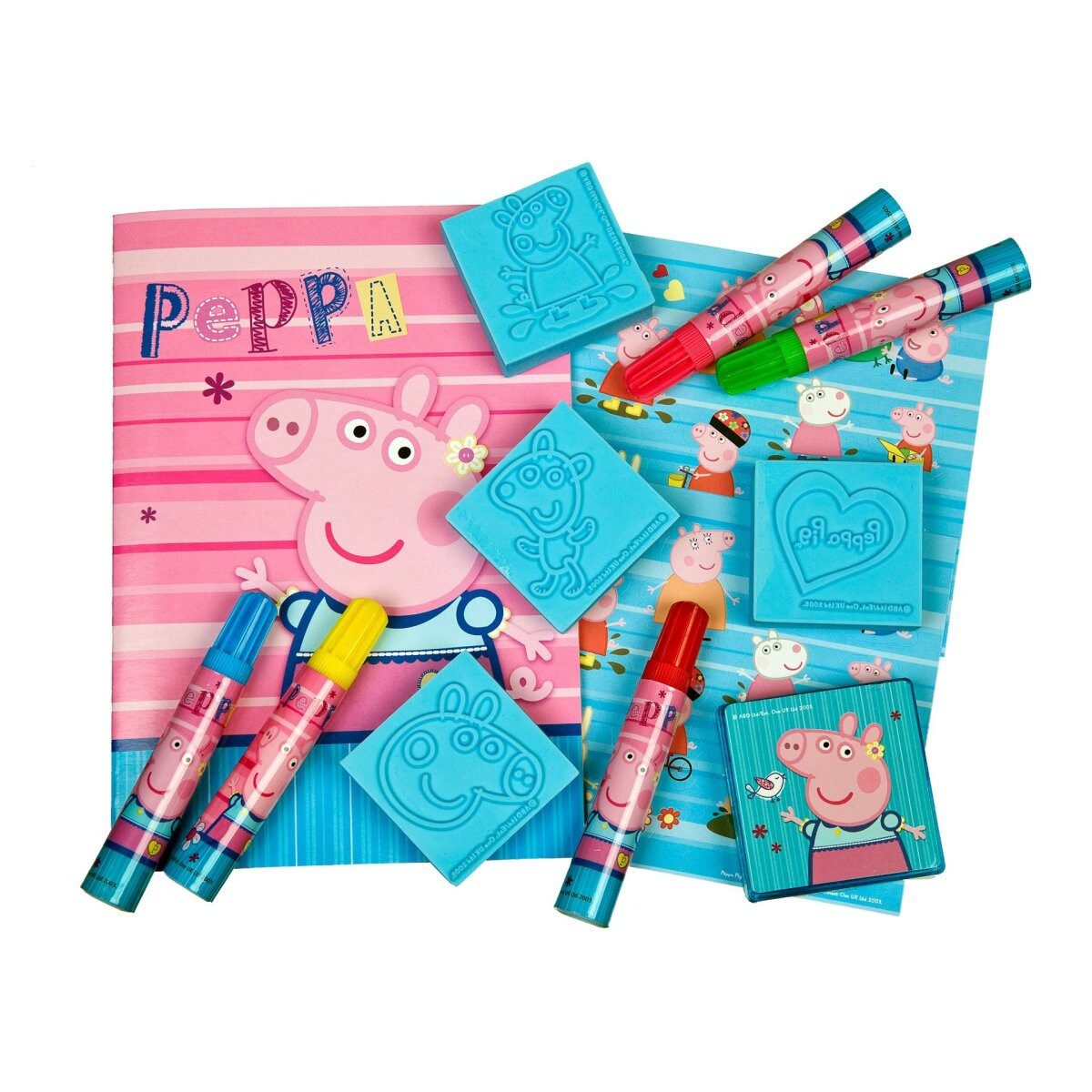 Peppa Pig Kreativset Peppa Pig Mega Stempelset Der große Stempelspaß