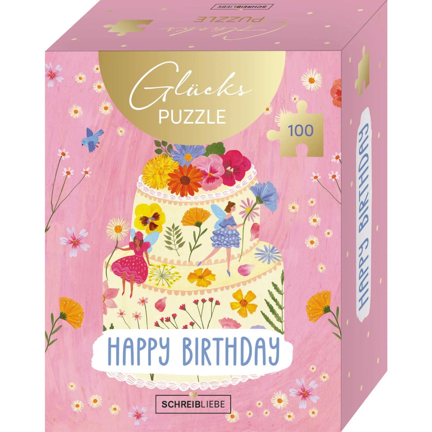 Korsch Verlag Puzzle Glückspuzzle-Happy Birthday, 100 Puzzleteile