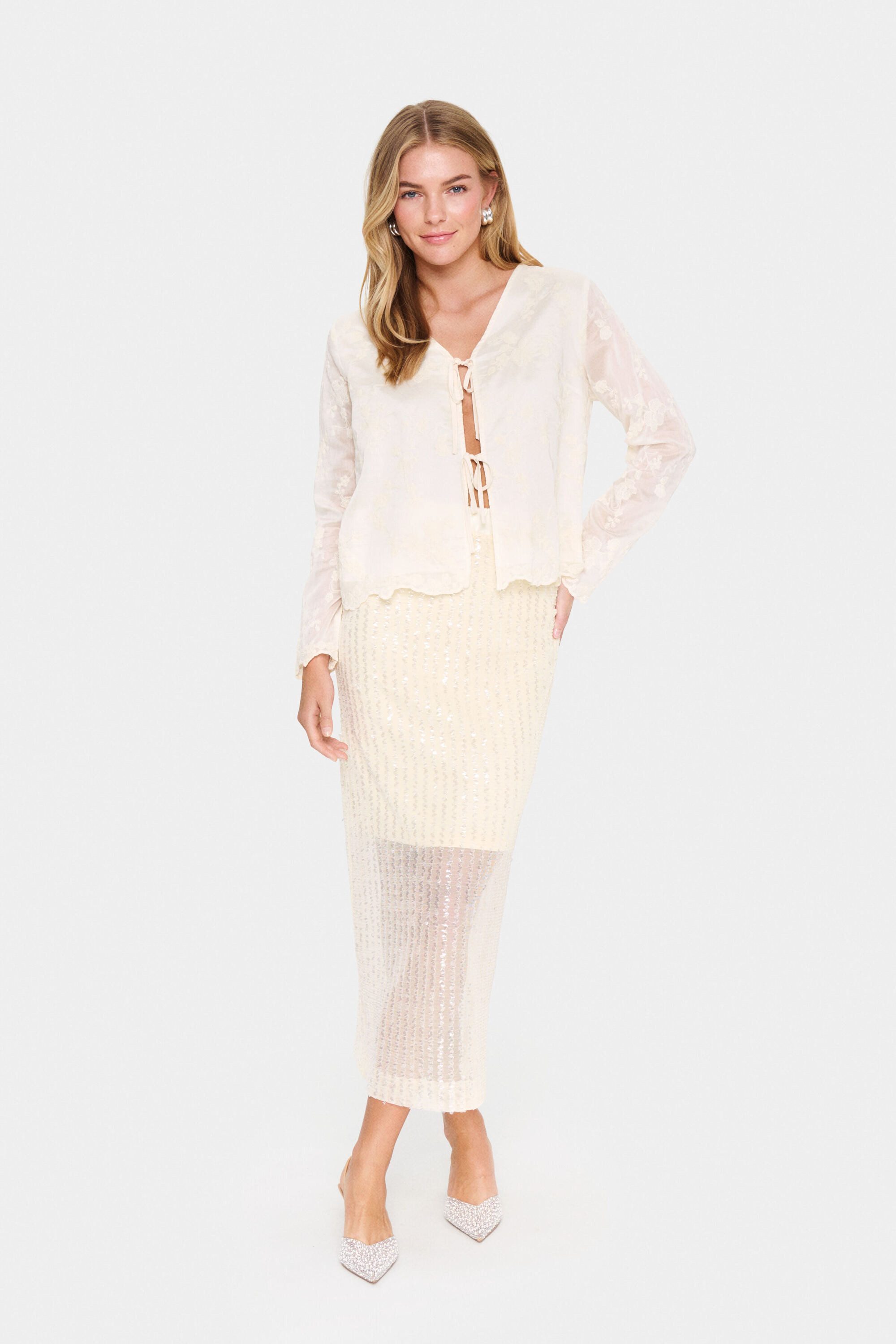 Saint Tropez Kurzarmbluse Kurzarm-Bluse KirstySZ