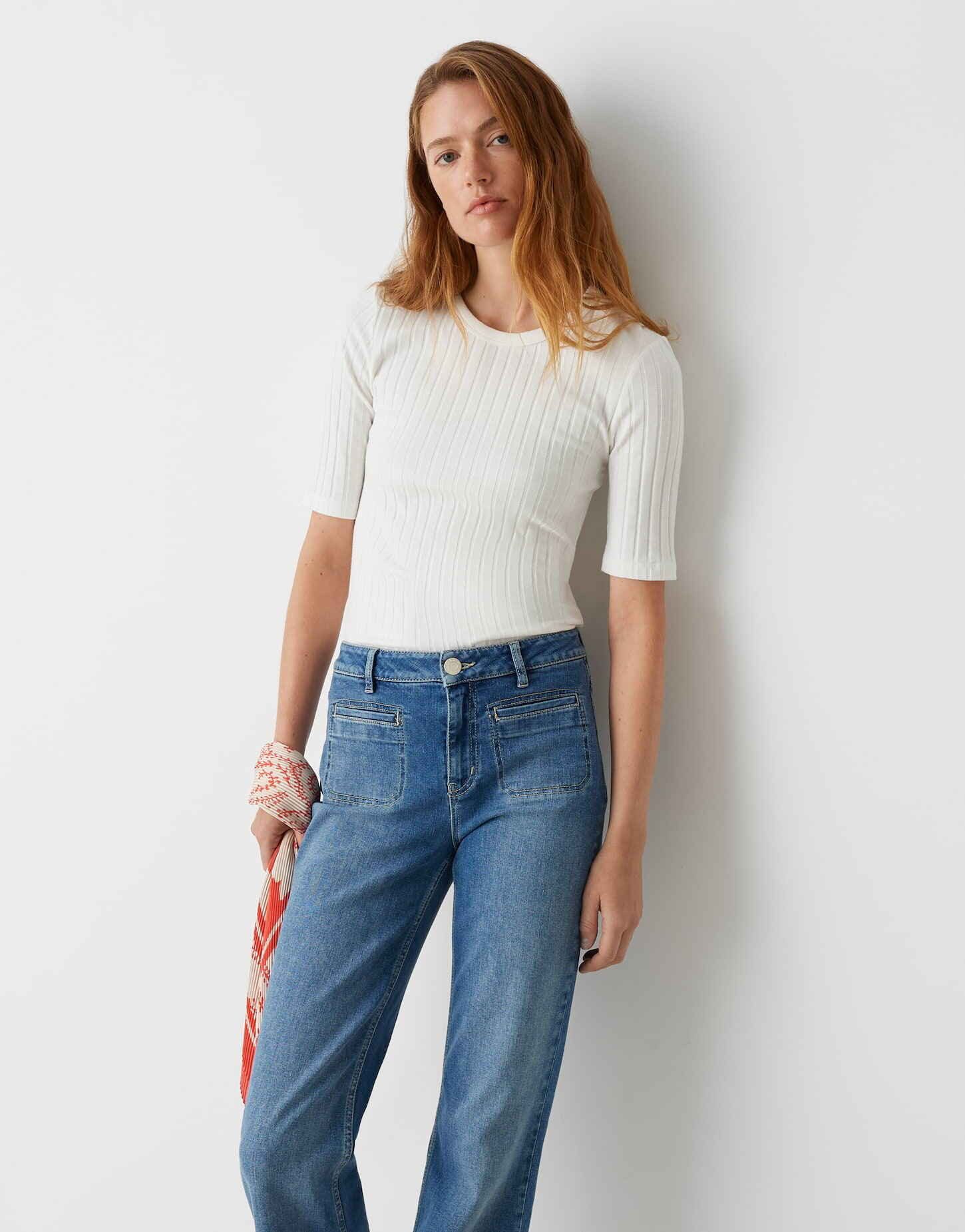 OPUS Kurzarmshirt SAVKA Slim aus weichem Jersey günstig online kaufen