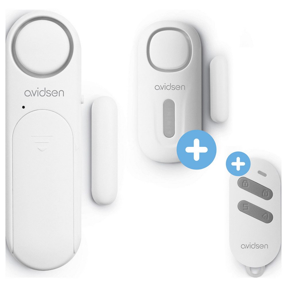 Avidsen Avidsen Tür-/Fensteralarm Weiß Set 120 dB 100023 Alarmanlage