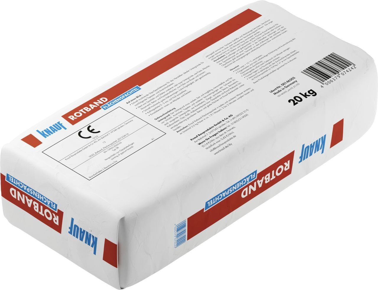 KNAUF Spachtelmasse Knauf Rotband Flächenspachtel 5 kg