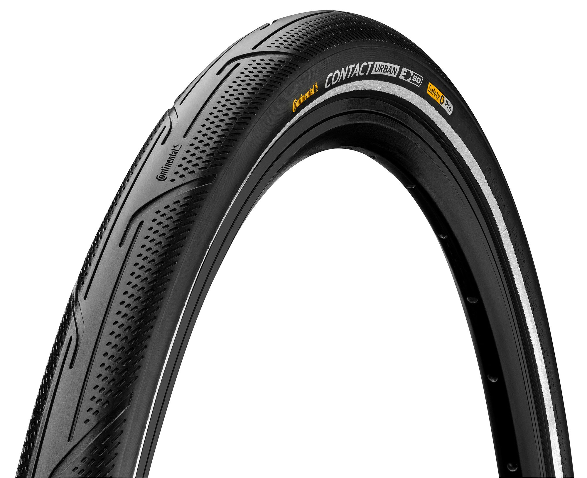 CONTINENTAL Fahrradreifen Continental Contact Urban 50-406 Reflex SafetyPro 20x2.00, ECE-R75