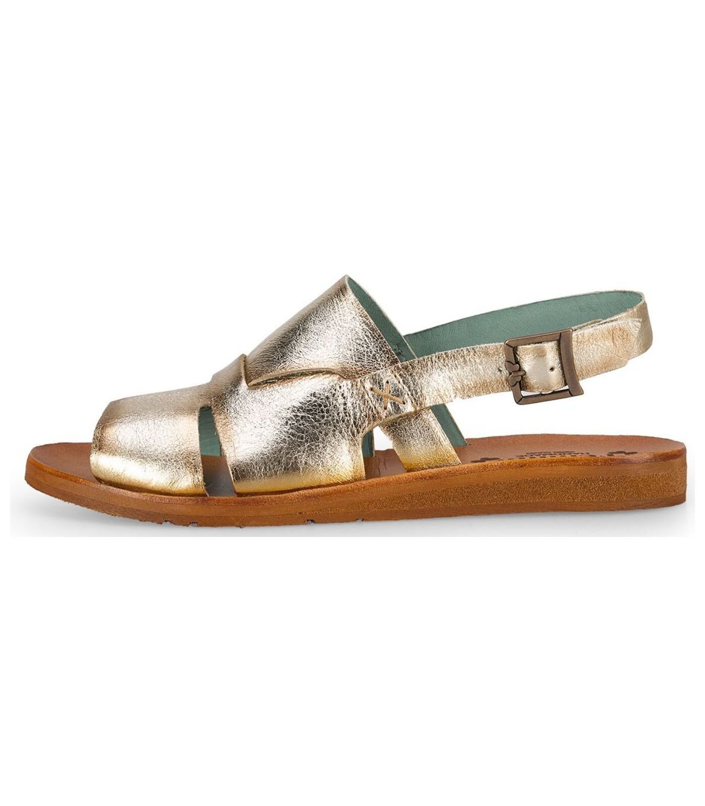 Felmini Wide Fit Sandalen Leder Riemchensandalette günstig online kaufen