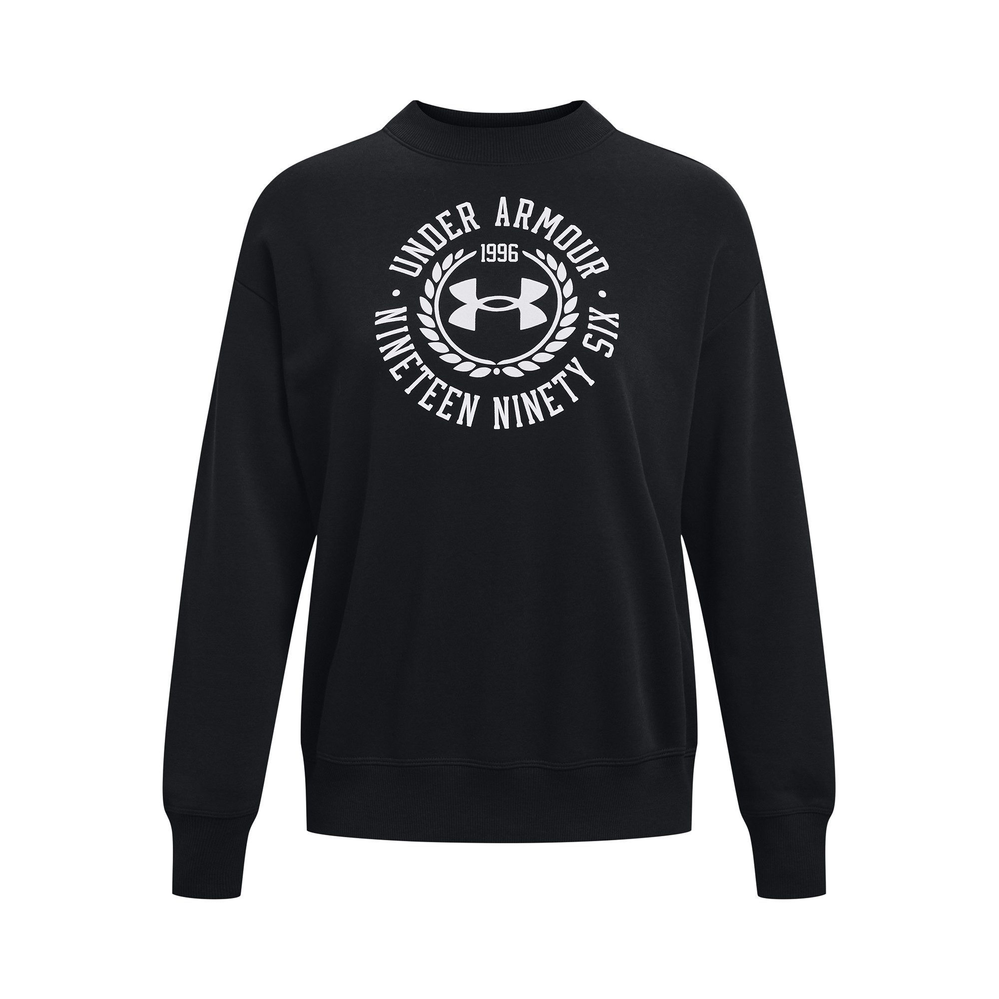 Under Armour® Fleecepullover Under Armour Damen Pullover Rival Fleece Crest Grp Crew 1373029