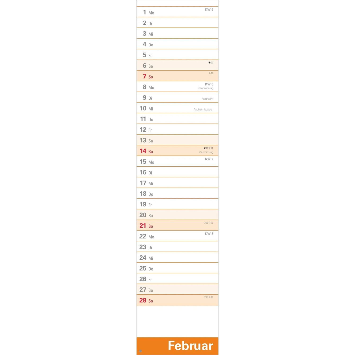 HEYE Wandkalender Langplaner XL 2027