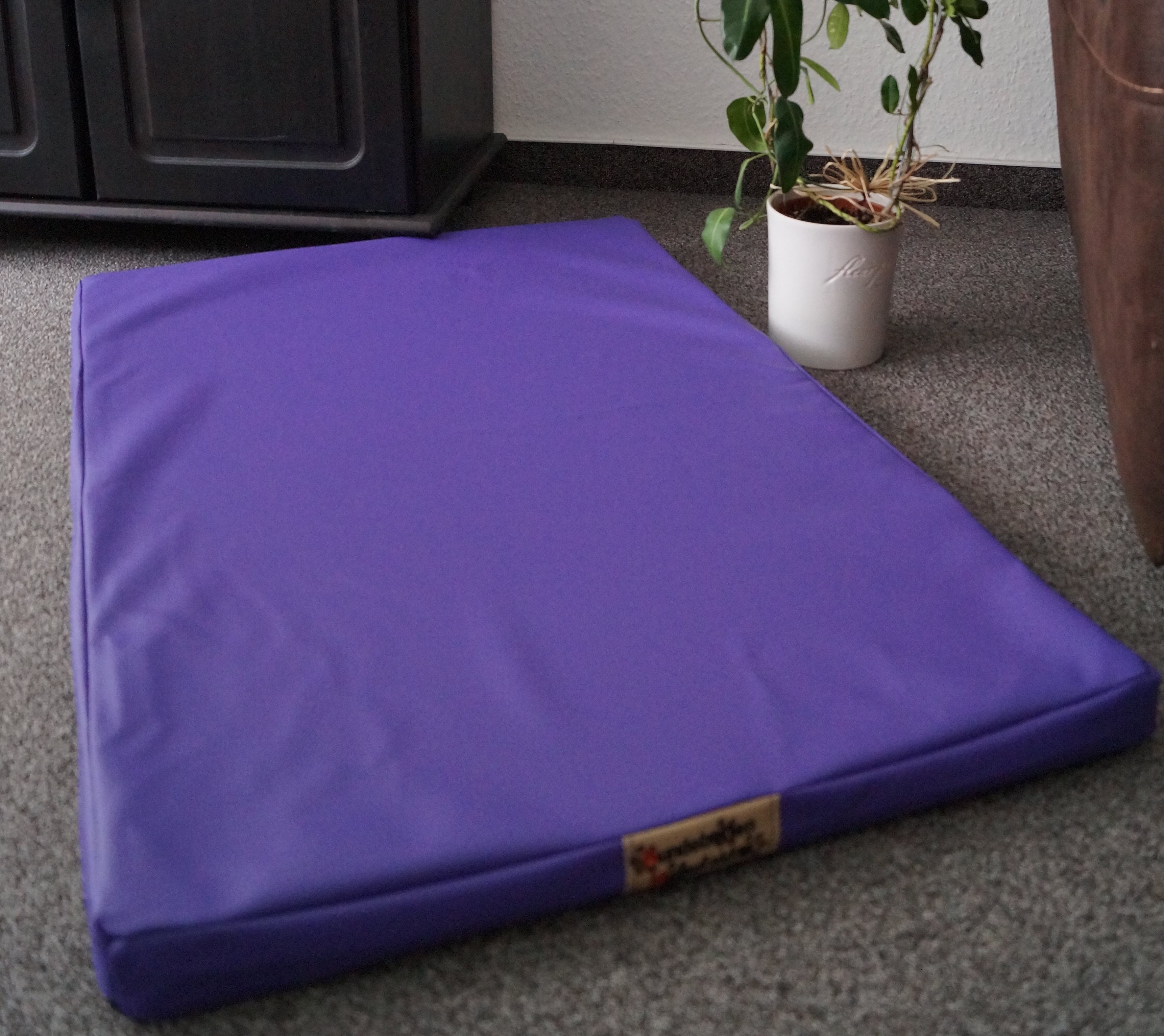 Hundebettenmanufaktur Hundematratze beidseitig Kunstleder Höhe 5 cm Farbe und Größe wählbar