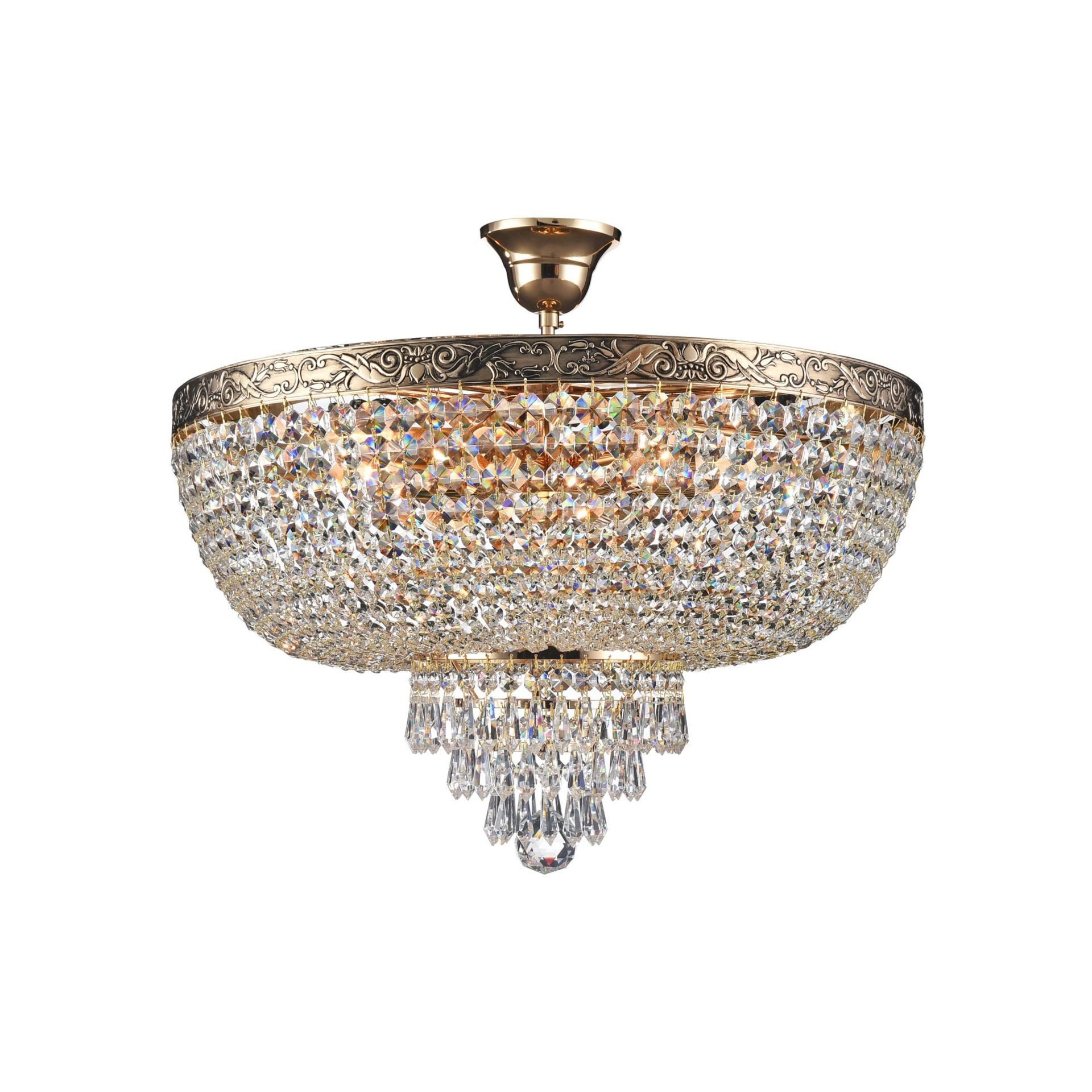 MAYTONI DECORATIVE LIGHTING Kronleuchter Palace 3 50x38x50 cm, ohne Leuchtmittel, hochwertige Design Lampe & dekoratives Raumobjekt