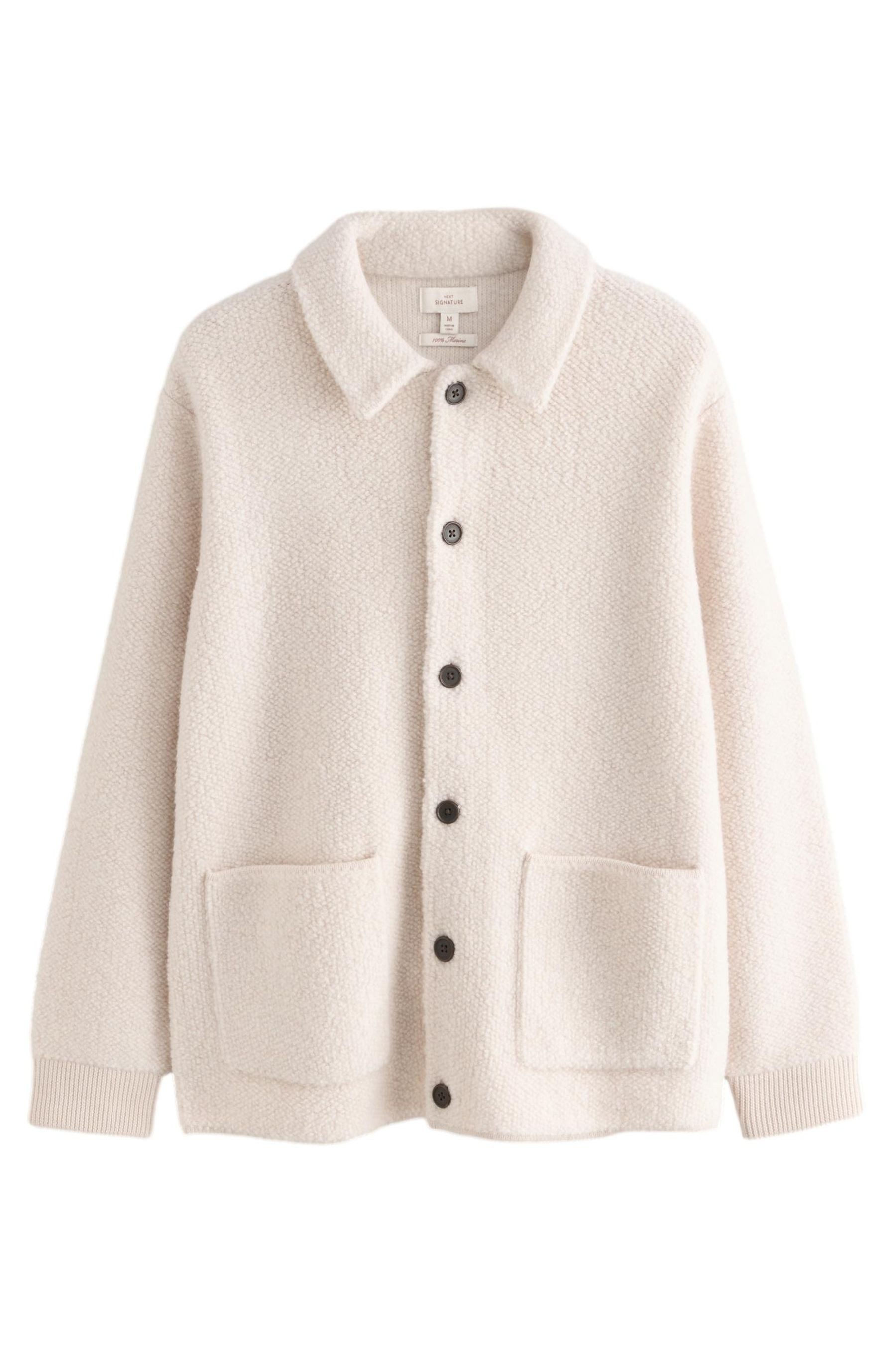 Strickjacke Regular Fit Signature Strickjacke mit Kragen