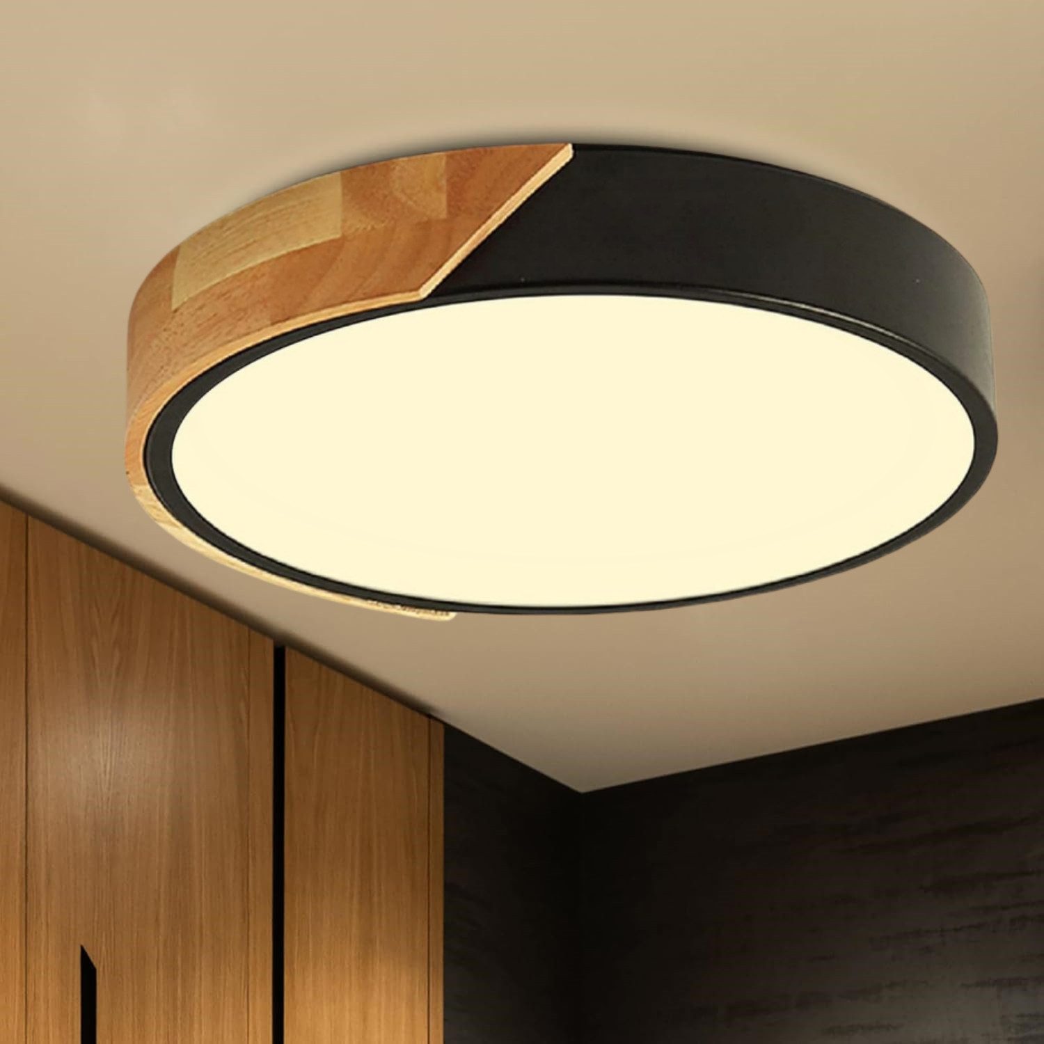 LETGOSPT Deckenleuchte Modern 24W LED Deckenleuchte, günstig online kaufen