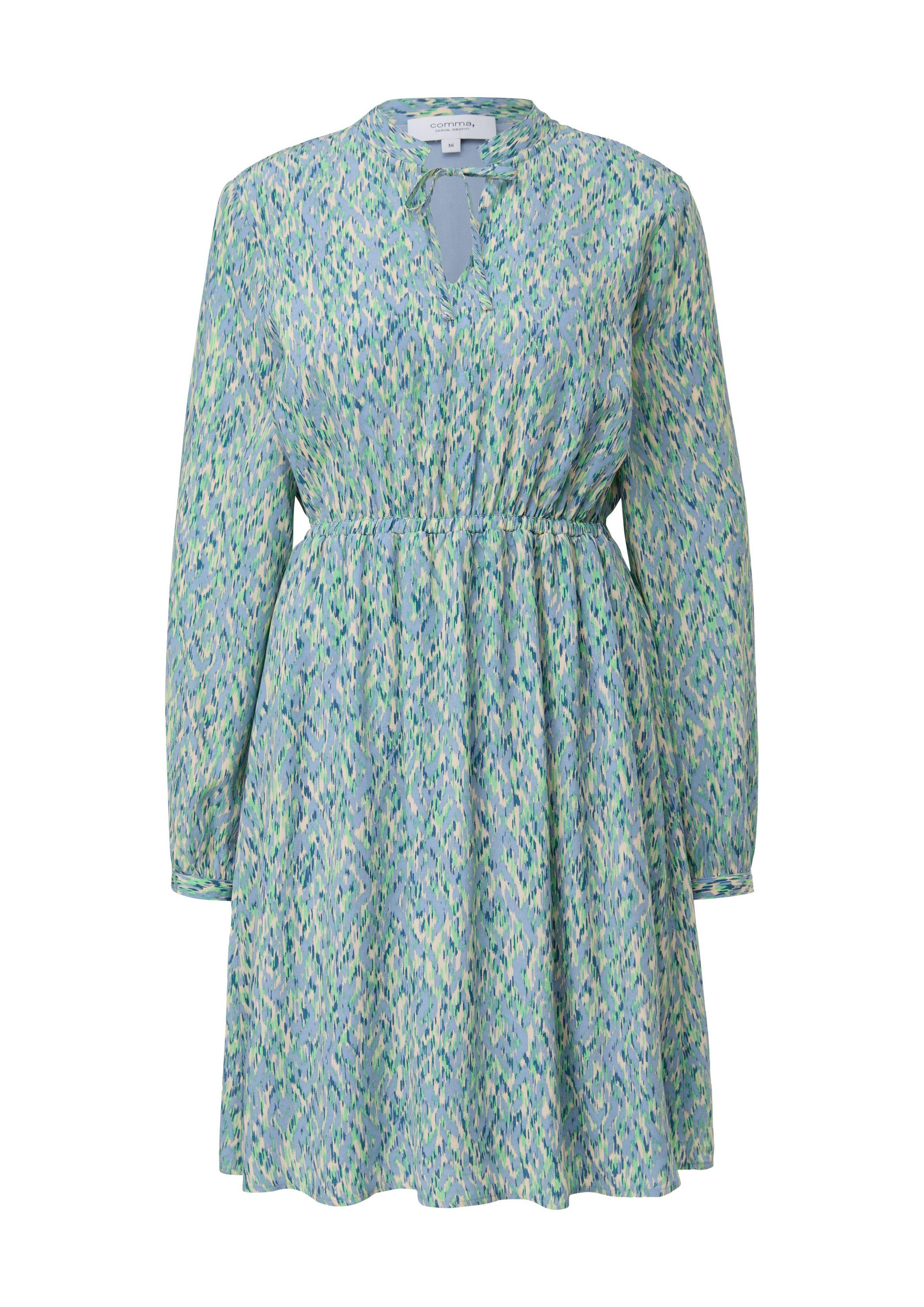 comma Minikleid Kleid Crêpe-Kleid aus Viskose günstig online kaufen