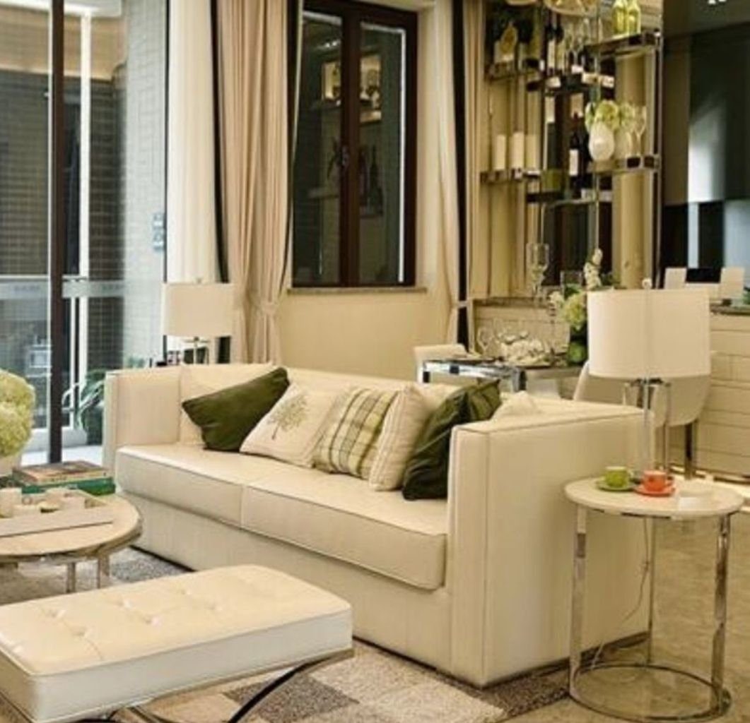 JVmoebel 3-Sitzer Weißer Dreisitzer Couch Polster Design Sofa 3er Sitz Sofa, Made in Europe