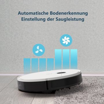 YEEDI Nass-Trocken-Saugroboter 3D Hinderniserkennung, Oszillation-Wischfunktion, App-/Sprachsteuerung, 69,00 W, beutellos, aus ECOVACS, Vac tation, mit Absaugstation, 3-n-1-Funktion