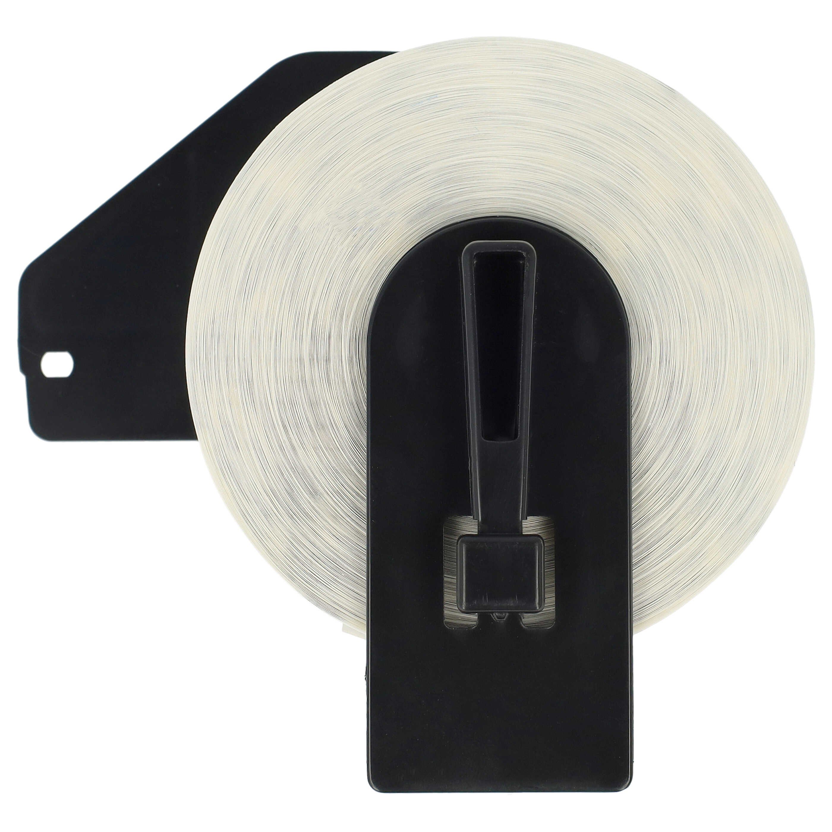 vhbw Etikettenpapier passend für Brother PT QL-550, QL-560, QL560VP, QL-570, QL-580, Wetterfest