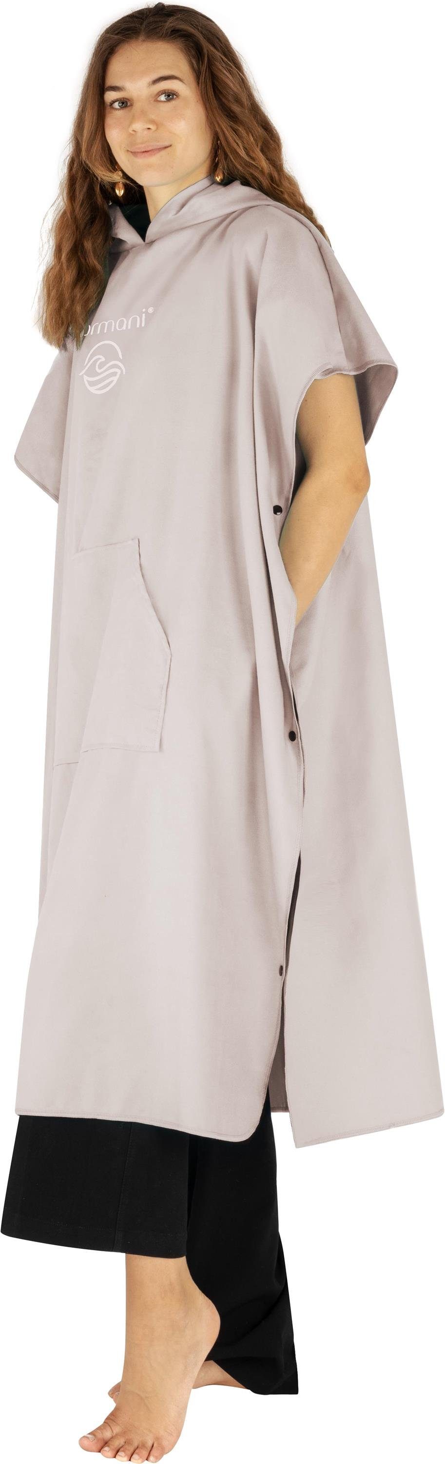 normani Badeponcho Damen Mikrofaser Badeponcho Nosara, günstig online kaufen