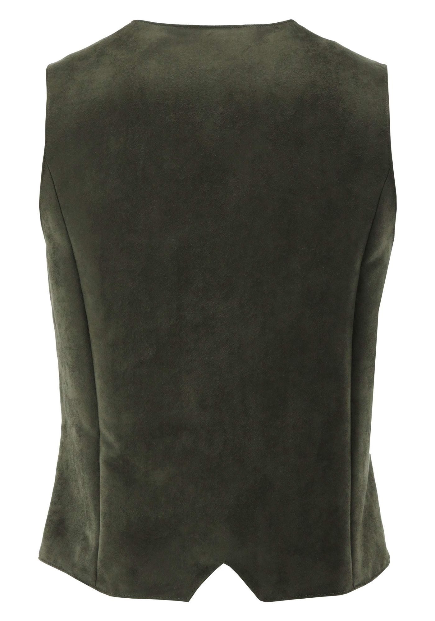 OS Trachten Trachtenweste Aroju Slim Fit, ärmellos, V-Ausschnitt