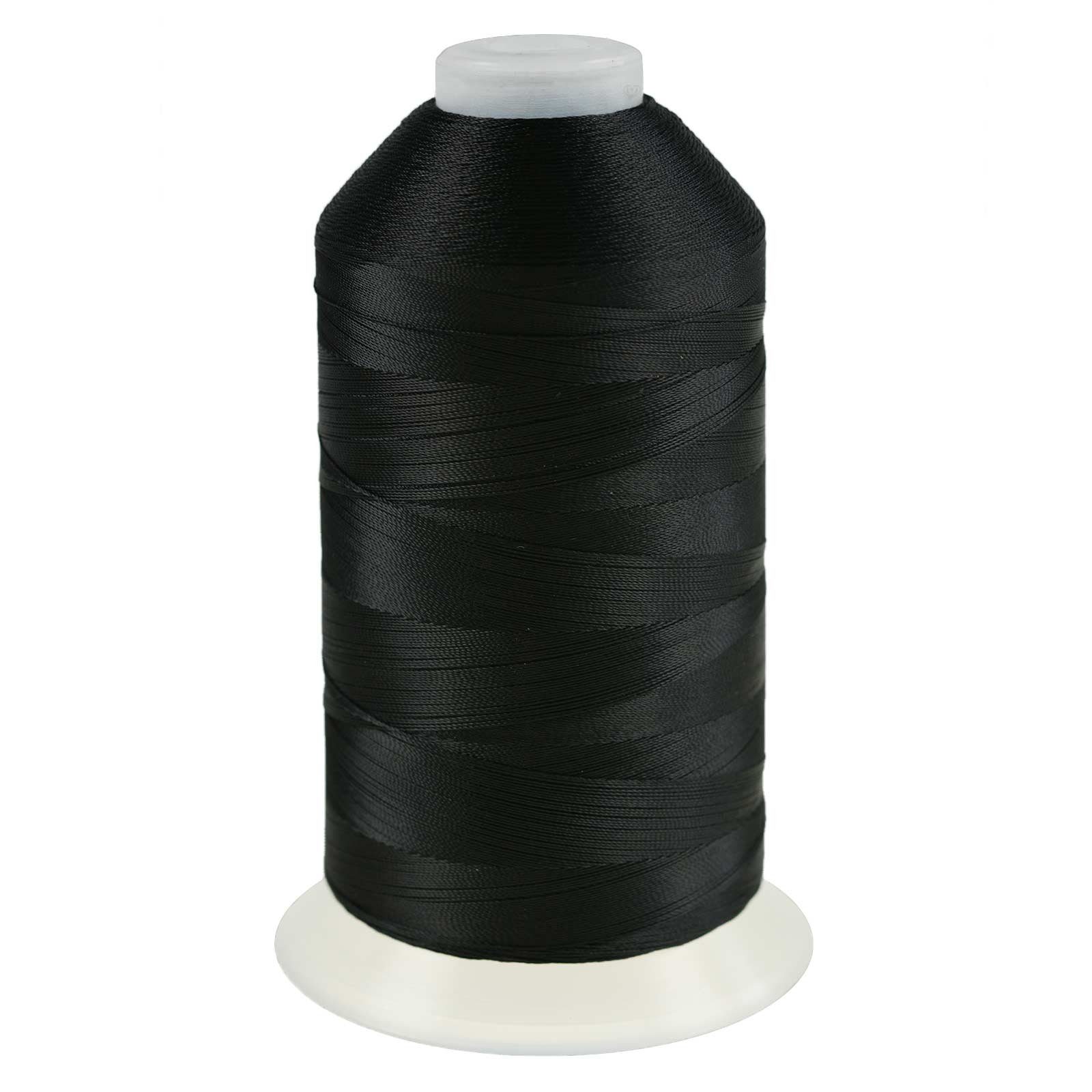 maDDma 3000m Nähgarn Polyester 210D/3 Nähgarn, 3000 m, A807 schwarz