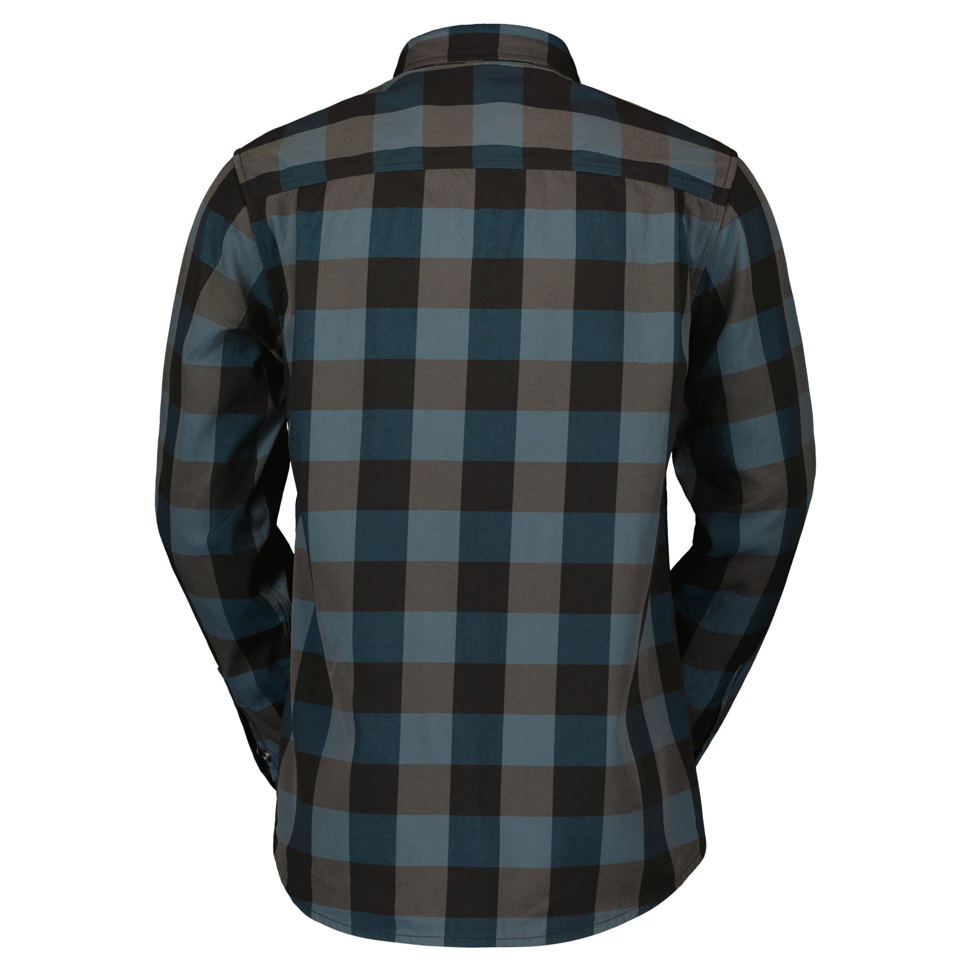 Black Trail - Langarmshirt Shirt M L/sl Green Scott Scott Aruba Flow Herren Check