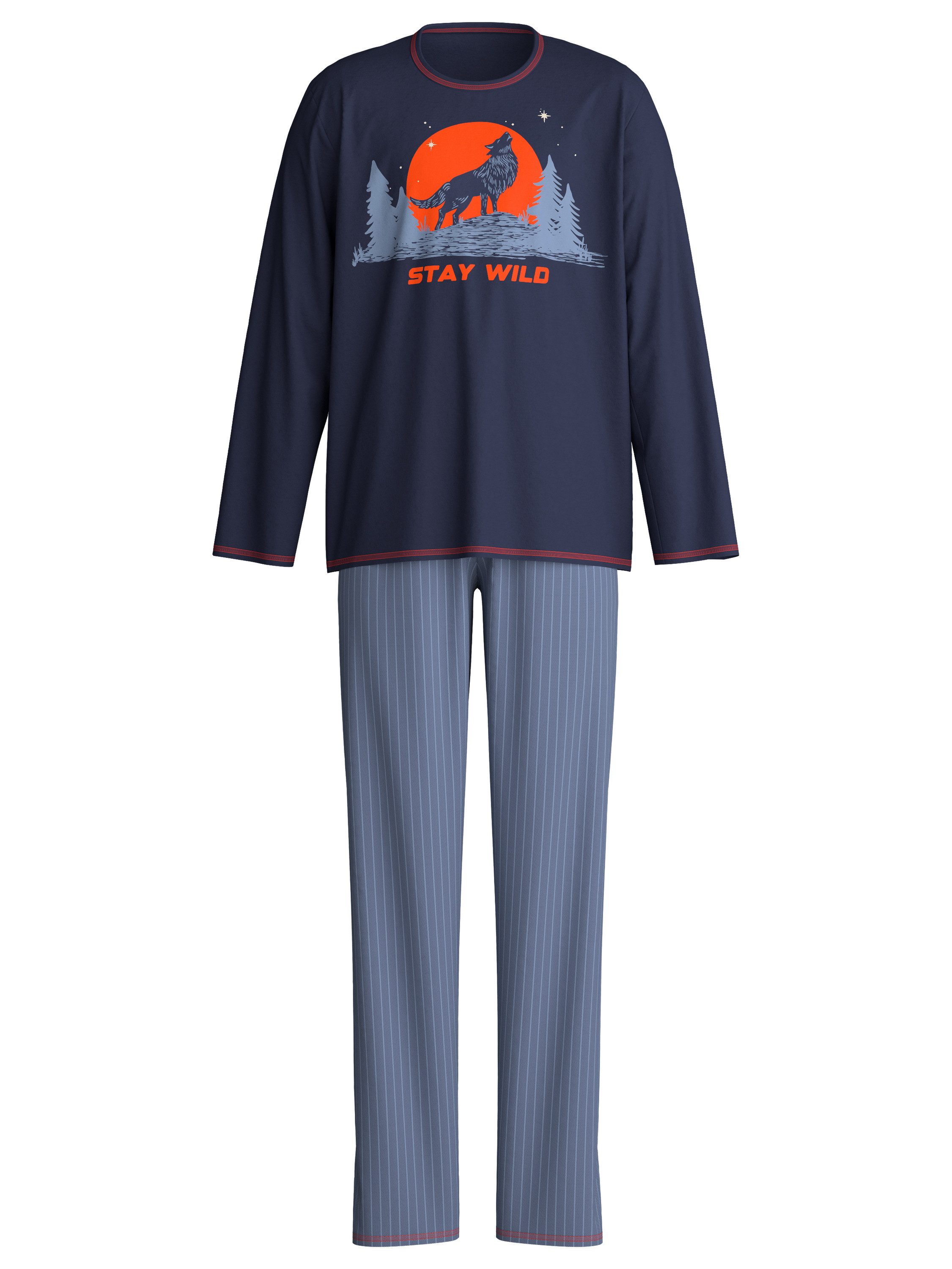 CALIDA Capri-Pyjama Kids Outdoor Kinder (2 tlg) weich und bequem