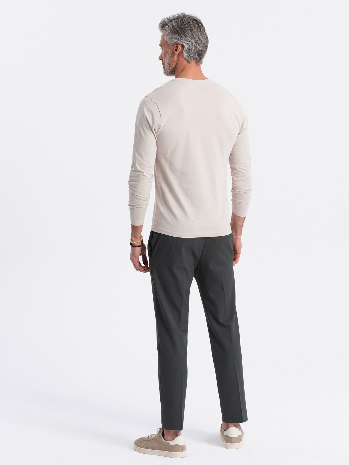 OMBRE Longsleeve Longsleeve für Herren mit V-Ausschnitt.