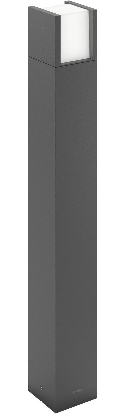 Philips Hue LED Sockelleuchte Outdoor A-Label Arbour Wegeleuchte 3,8W 27K, LED fest integriert