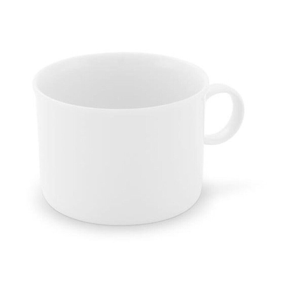 Friesland Porzellan Tasse Kaffeetasse 0,19 l Jeverland Weiß, Porzellan, Kaffeetasse, Ø8cm, Porzellan, Weiß