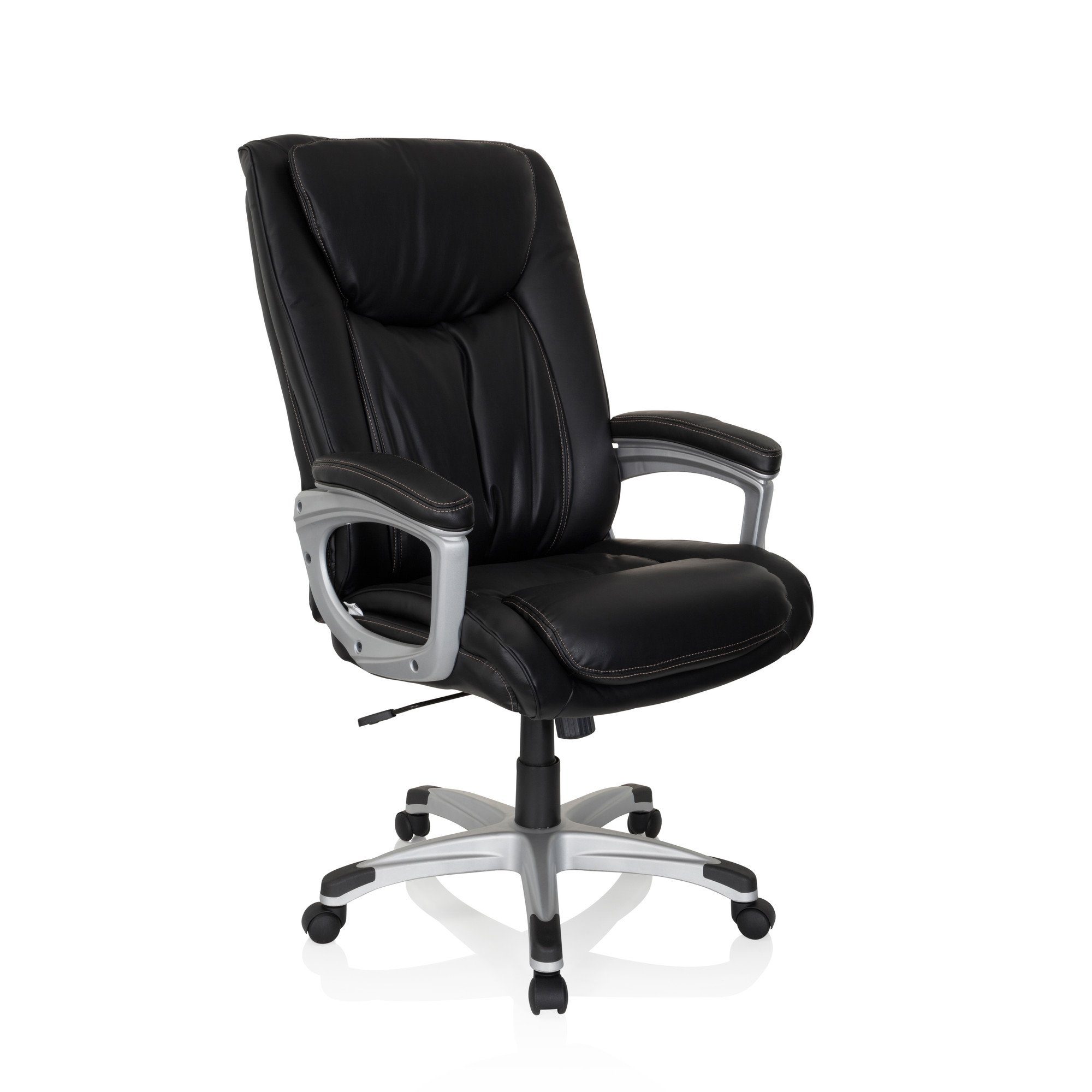 Drehstuhl hjh Bürostuhl 600 Kunstleder, Chefsessel TRITON Chefsessel OFFICE ergonomisch Profi