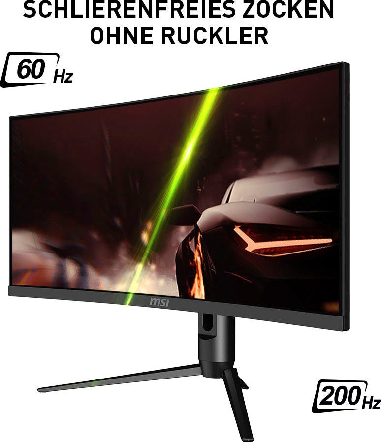 MSI Optix MAG301CR2 3 ", px, WFHD, Reaktionszeit, höhenverstellbar, ms 200 Jahre Herstellergarantie) 1 Curved-Gaming-LED-Monitor (76 2560 x Hz, cm/30 VA 1080 LED