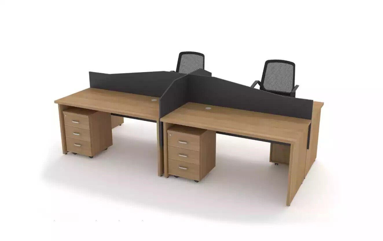 JVmoebel Schreibtisch Holzmöbel Büroeinrichtung Großer Schreibtisch Design Arbeitszimmer (1-St), Made in Europa | Jugendschreibtische