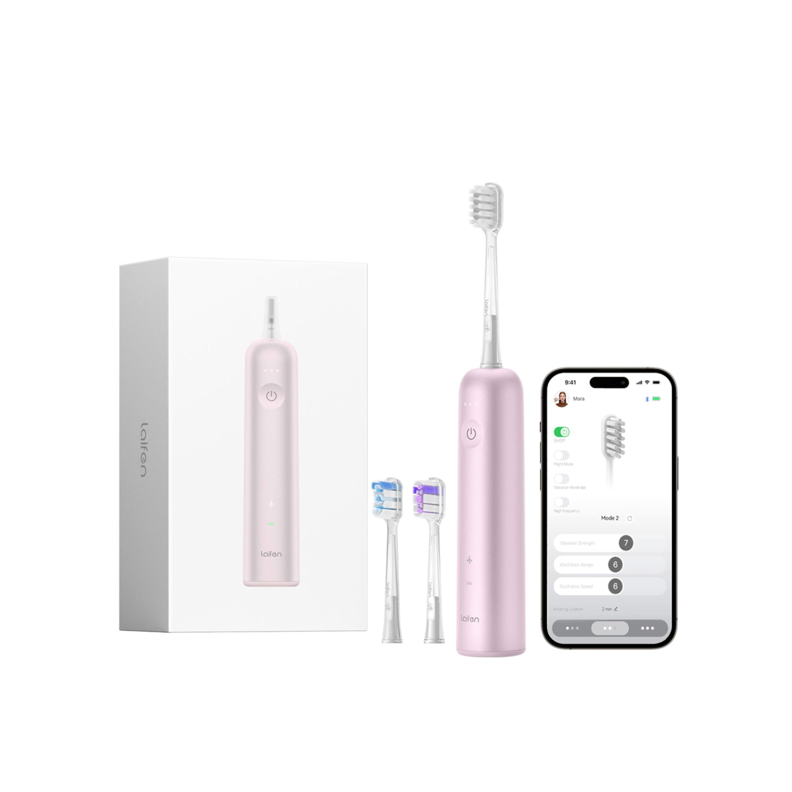 laifen Elektrische Zahnbürste Wave Rosa Satinato