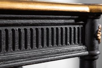 riess-ambiente Konsolentisch VENICE 125cm schwarz, Massivholz · Anrichte · Handarbeit · Barock Design
