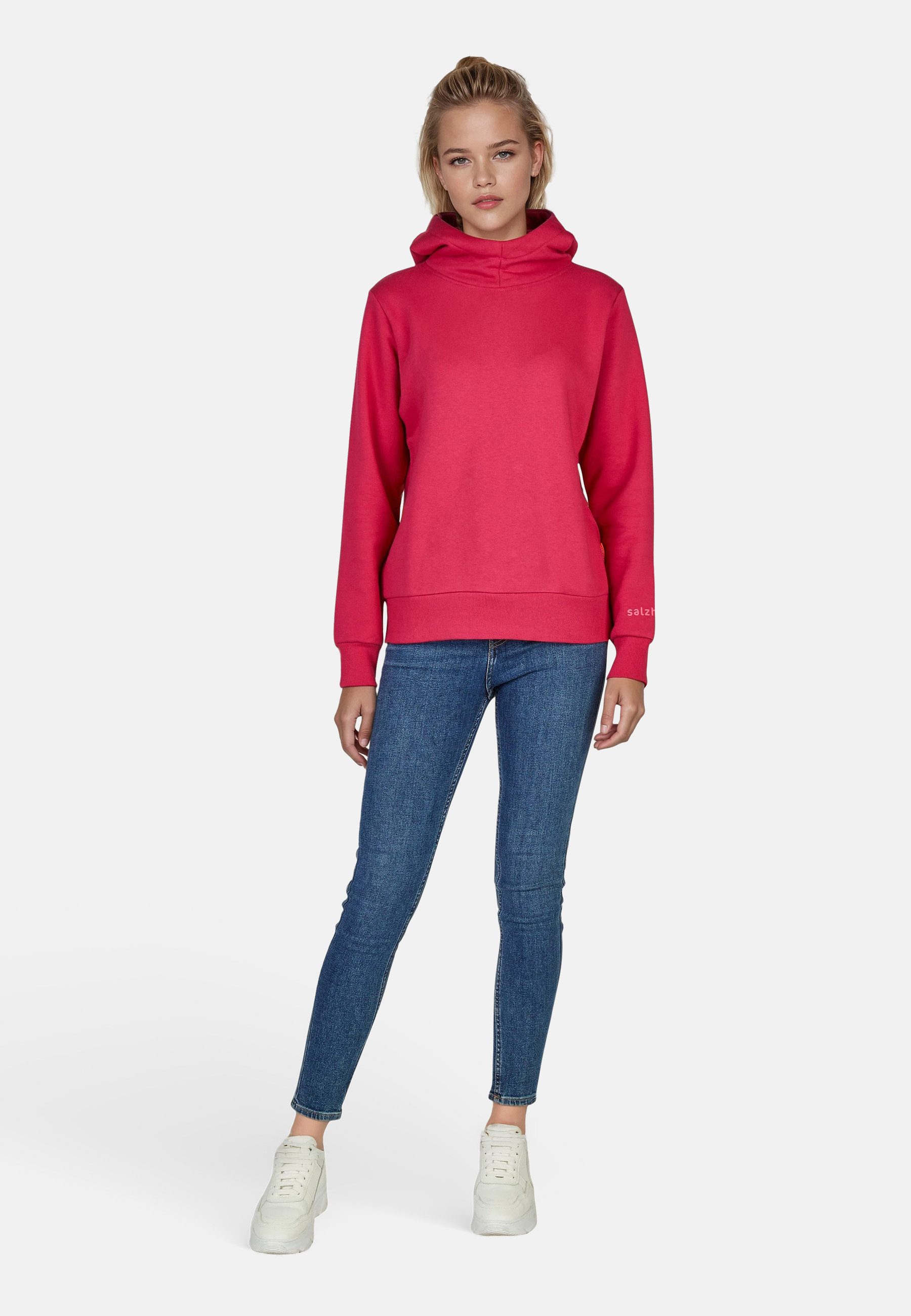 salzhaut Hoodie VISIT Damen Relaxed-Fit