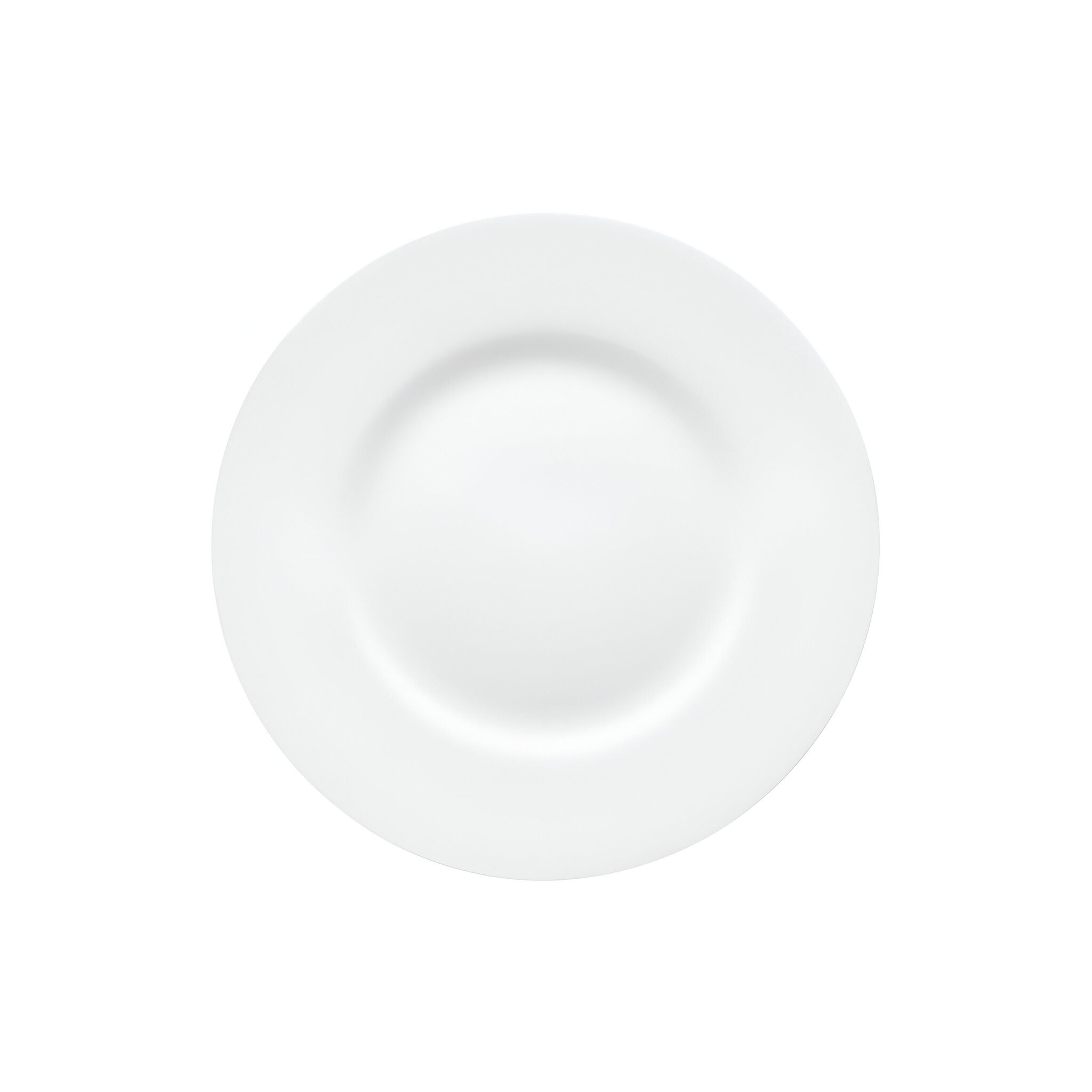 Rosenthal Frühstücksteller Frühstücksteller 23 cm Fahne - JADE WEISS, Lebensmittelkontaktsicher + Mikrowellengeeignet + Spülmaschinenfest